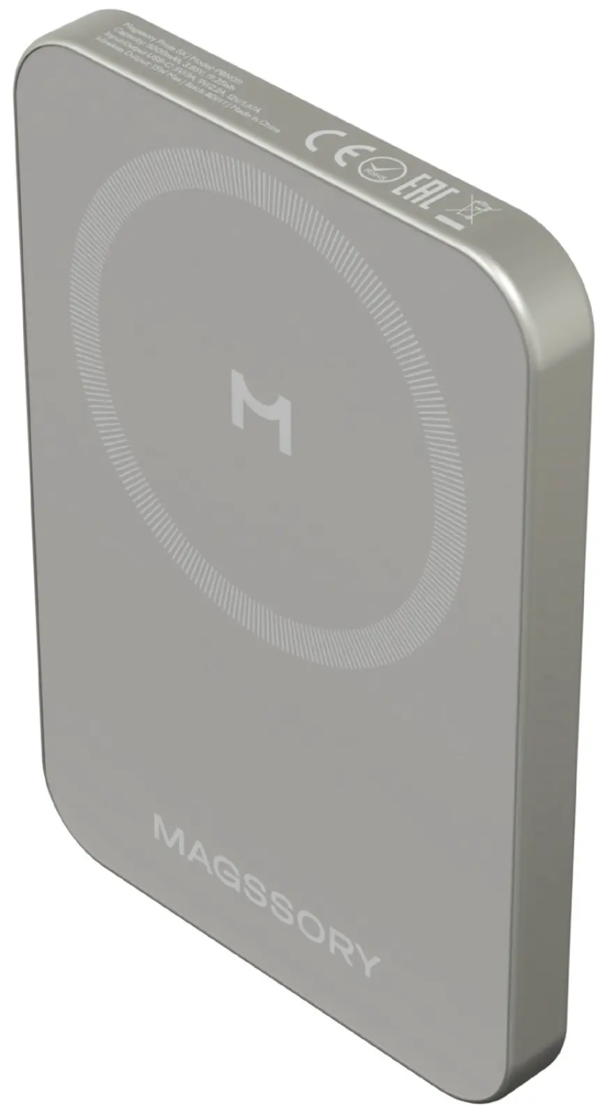 Внешний аккумулятор Magssory Pride 5K, с магнитами, совместимый с MagSafe (PBN011)