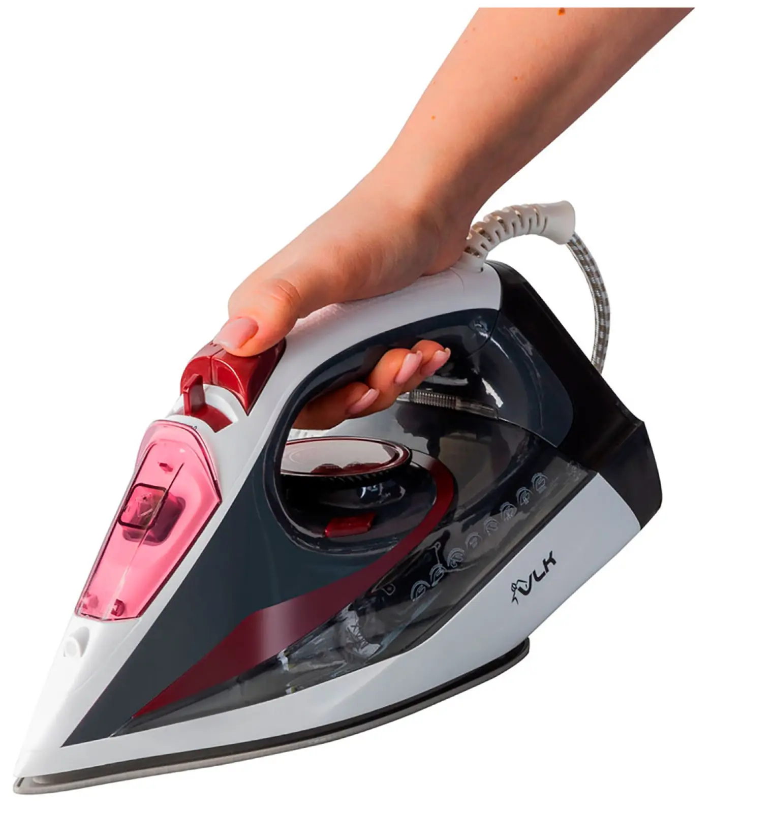 Утюг VLK VESUVIO 2200, белый/черный/красный