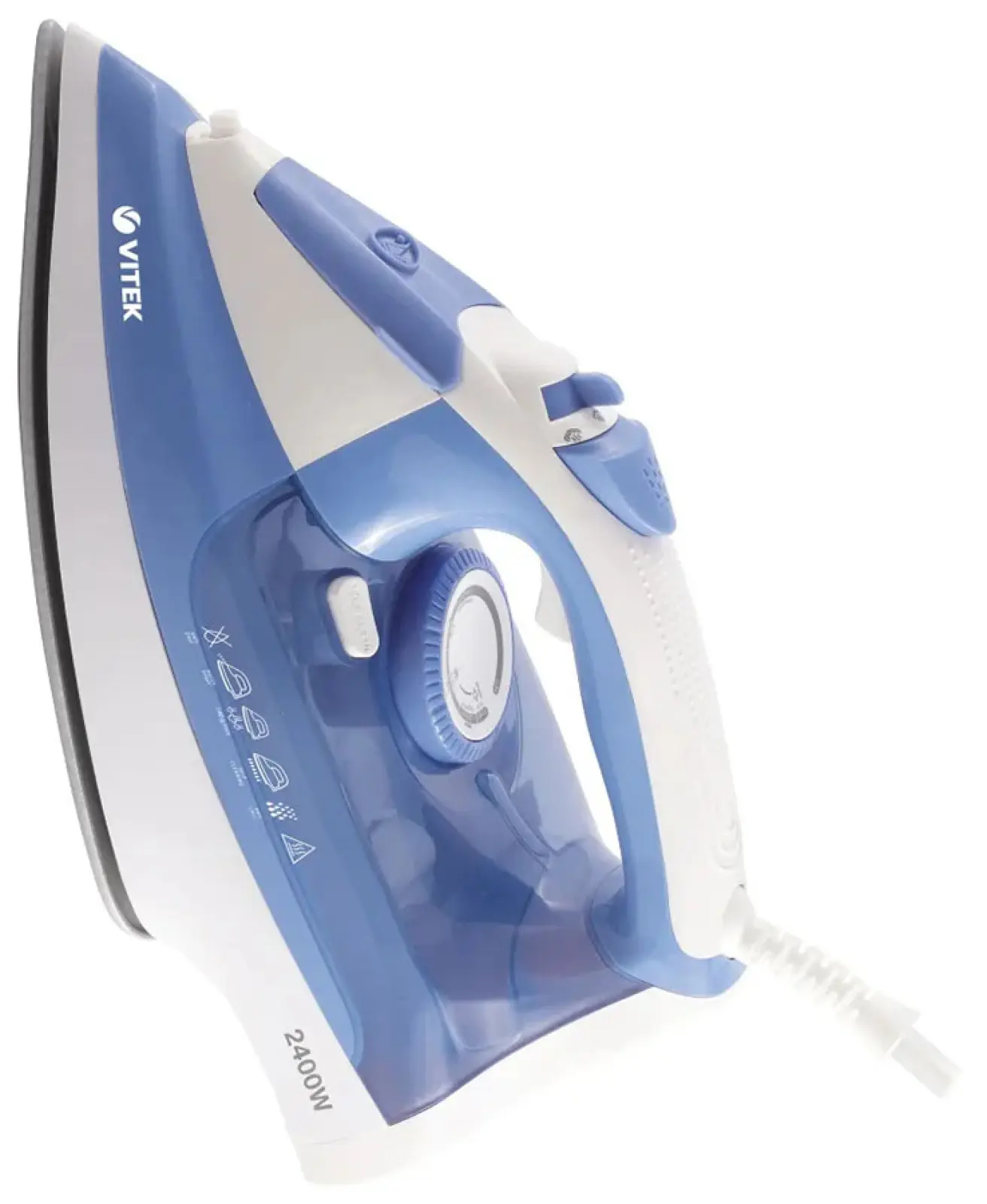 Утюг Vitek VT-8330 2400Вт белый/голубой