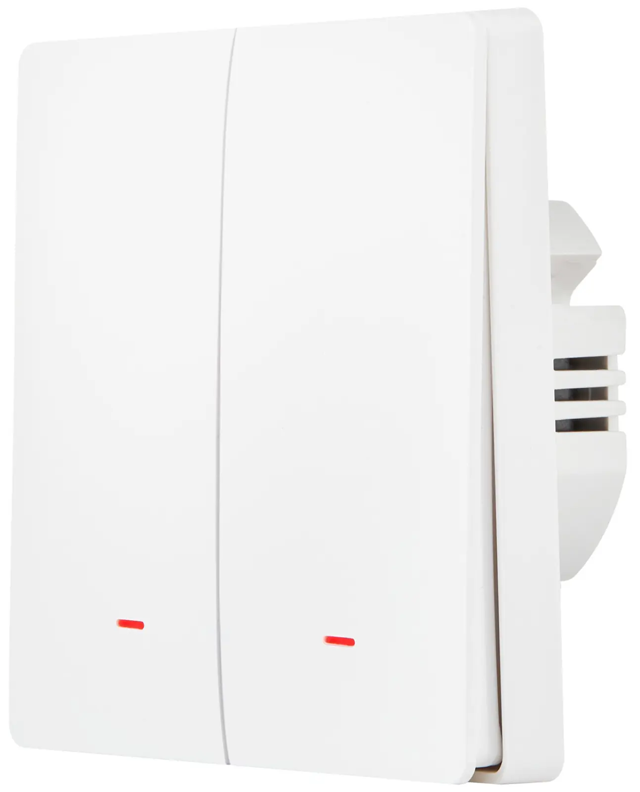 Выключатель  Hommyn настенный, zigbee, 2 клавиши (без нейтрали) SWZBNN02W