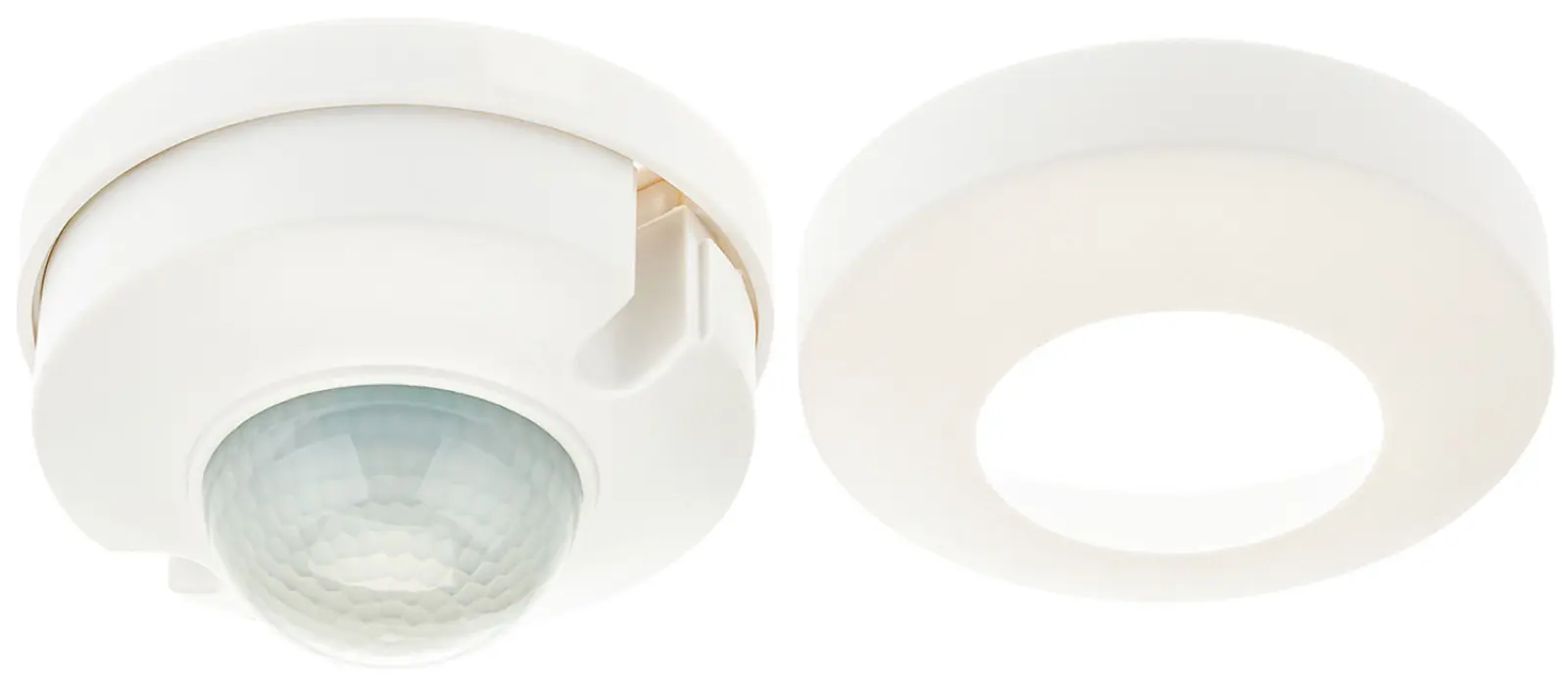 Датчик движения потолочный/накладной Duwi DDP-03, 3xdetector, 360°, 10-420 с, 12 м, 1200 Вт, IP20, белый (25814 8)