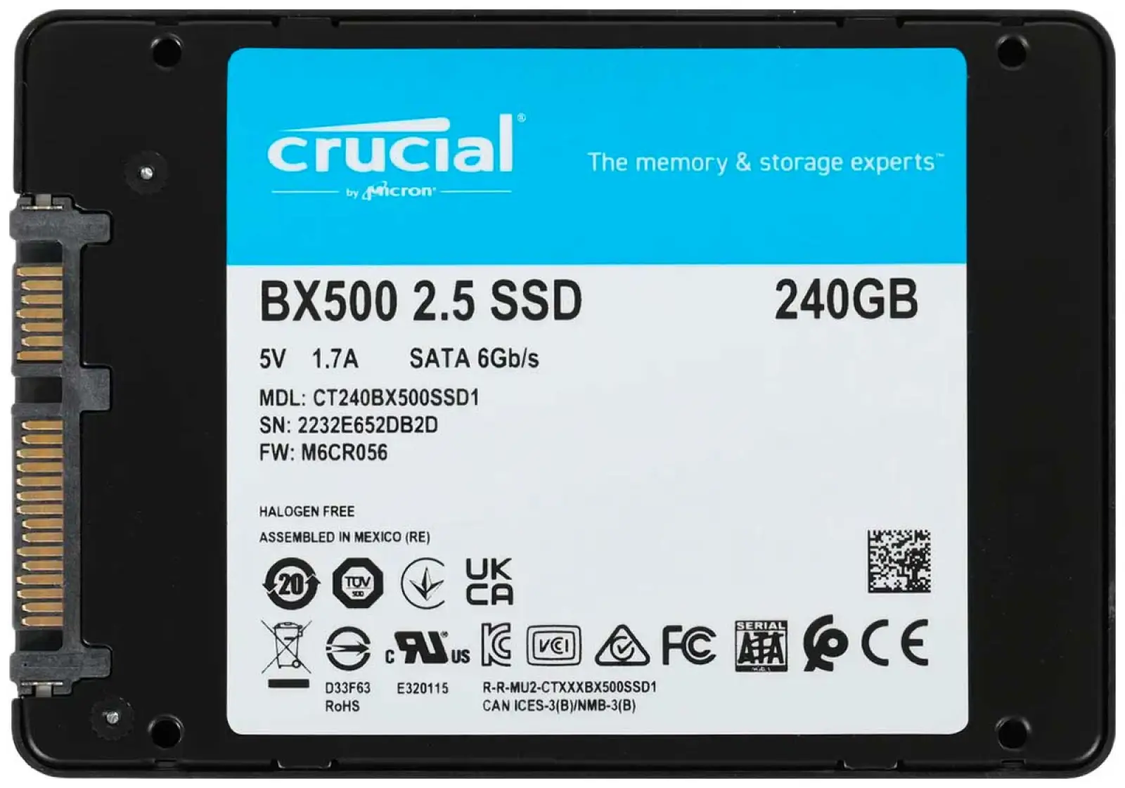 SSD-накопитель Crucial 2.5