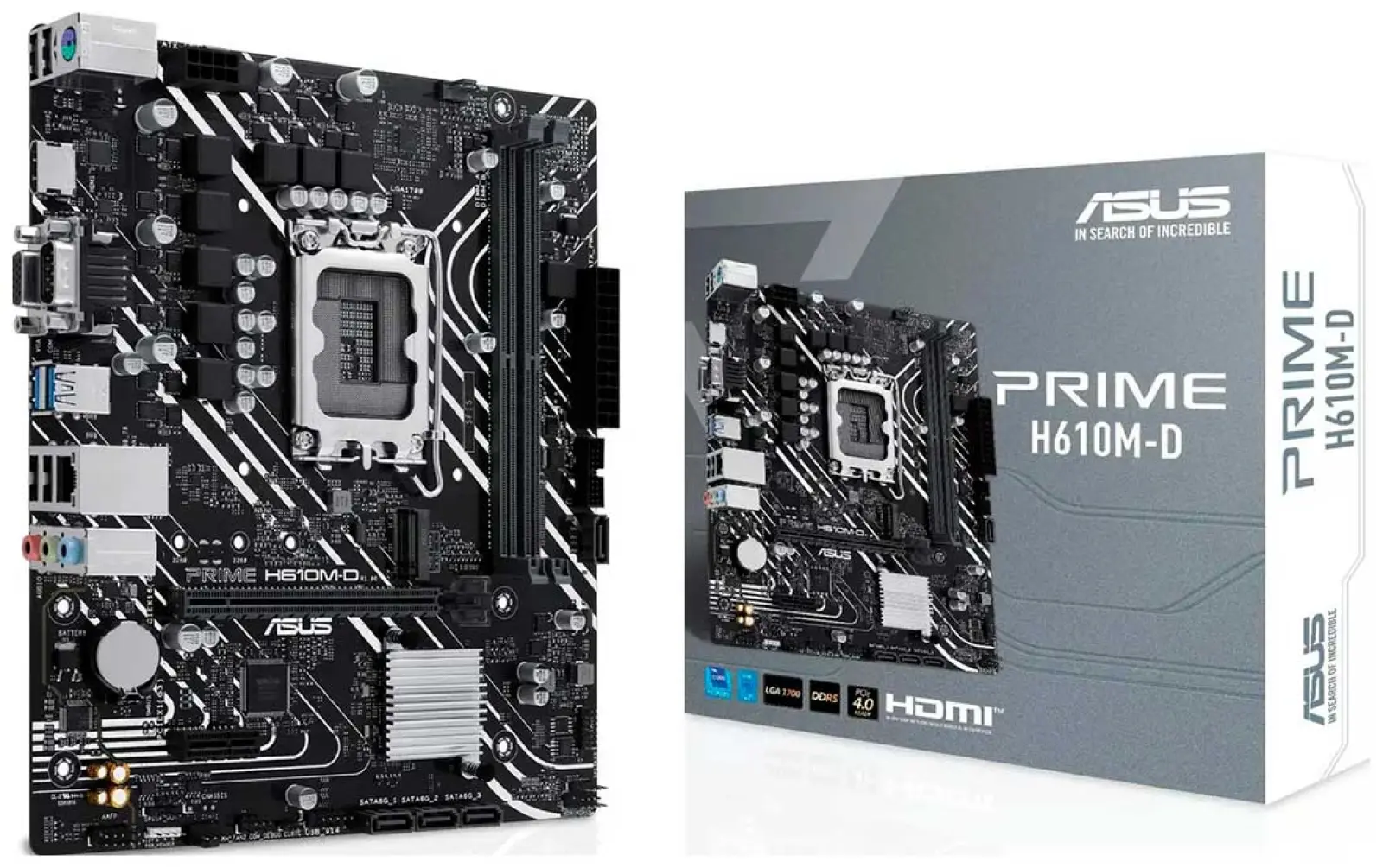 Материнская плата Asus PRIME H610M-D (LGA1700, mATX)