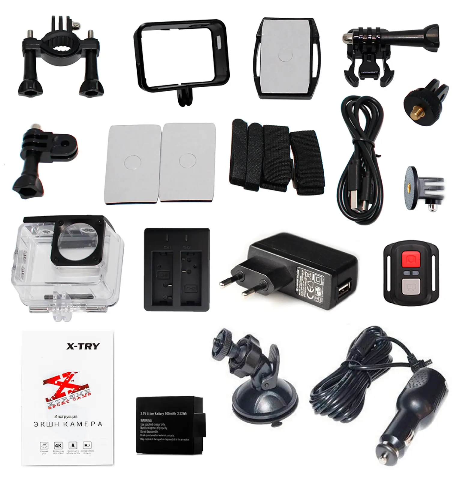 Экшн-камера X-TRY XTC262 RC REAL 4K WiFi POWER