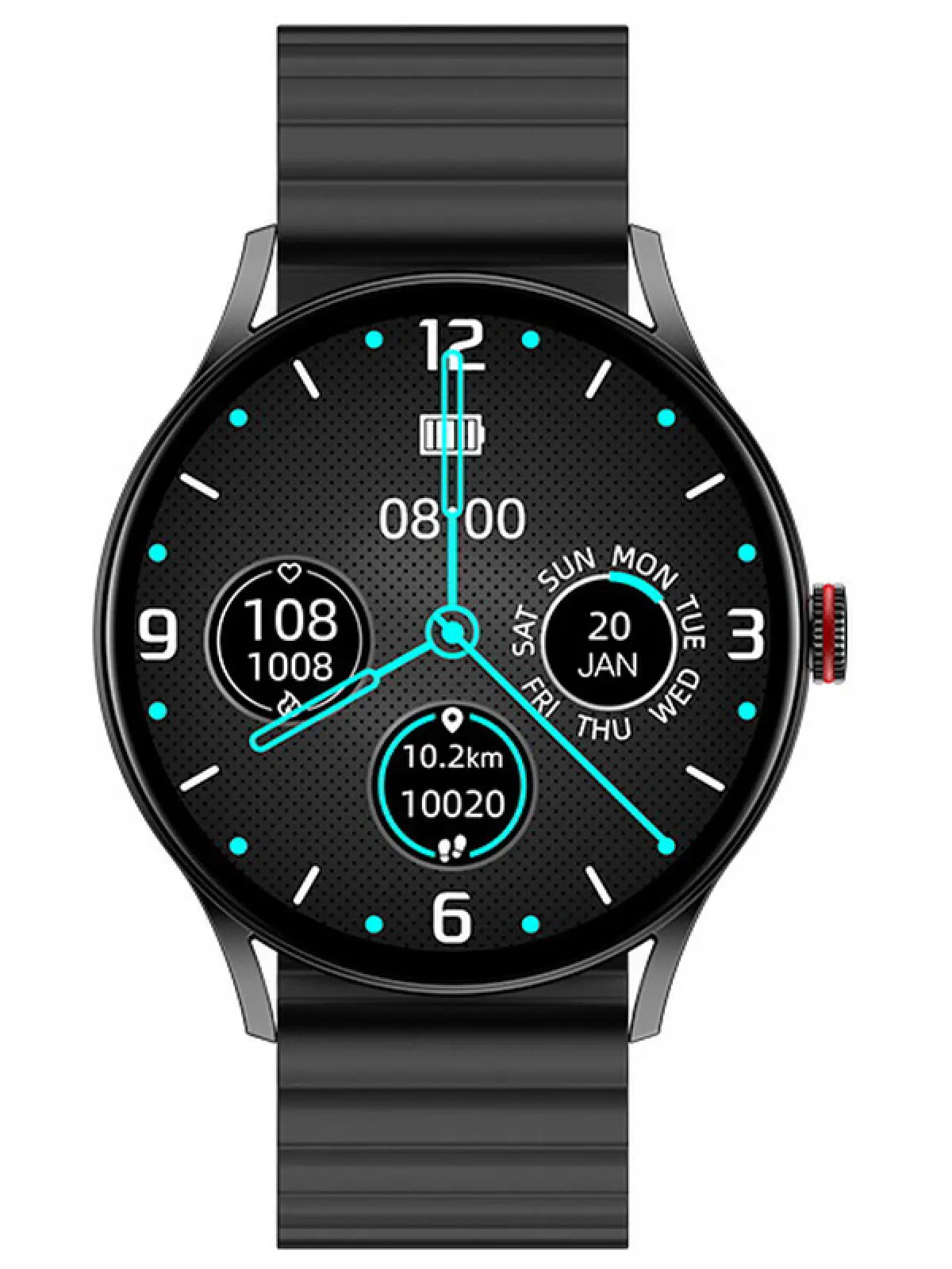 Умные часы iMIKI TG1 Silicone and Magnetic Black