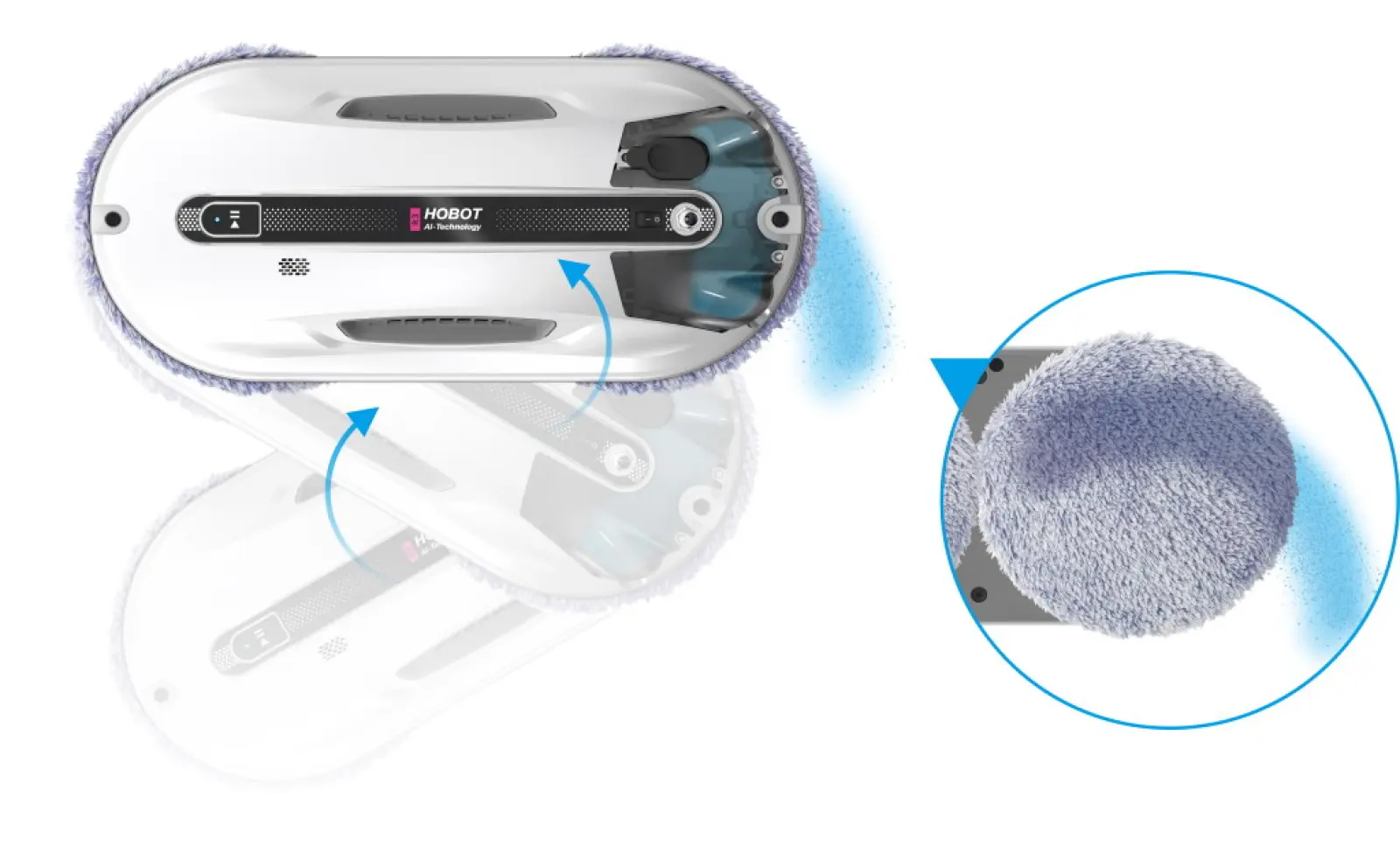 Робот-мойщик окон Hobot R3 Ultrasonic
