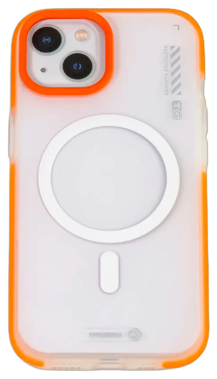 Чехол с магнитным покрытием Type Gorilla Dual Color iPhone15, Orange-red (BL-T46-iP15-DC-OR-R)