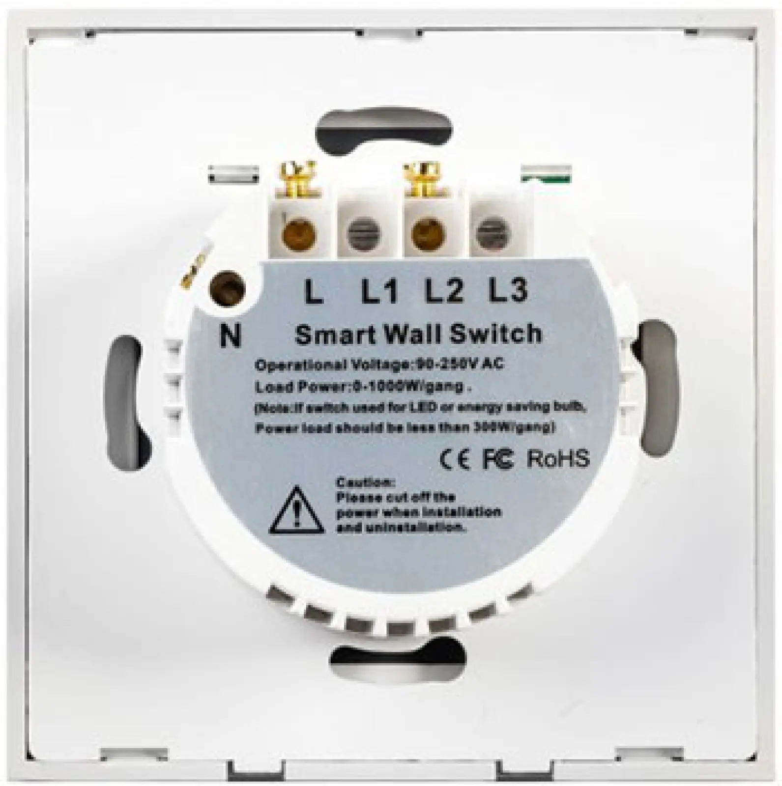 Выключатель Sibling Powerlite-WS1W белый