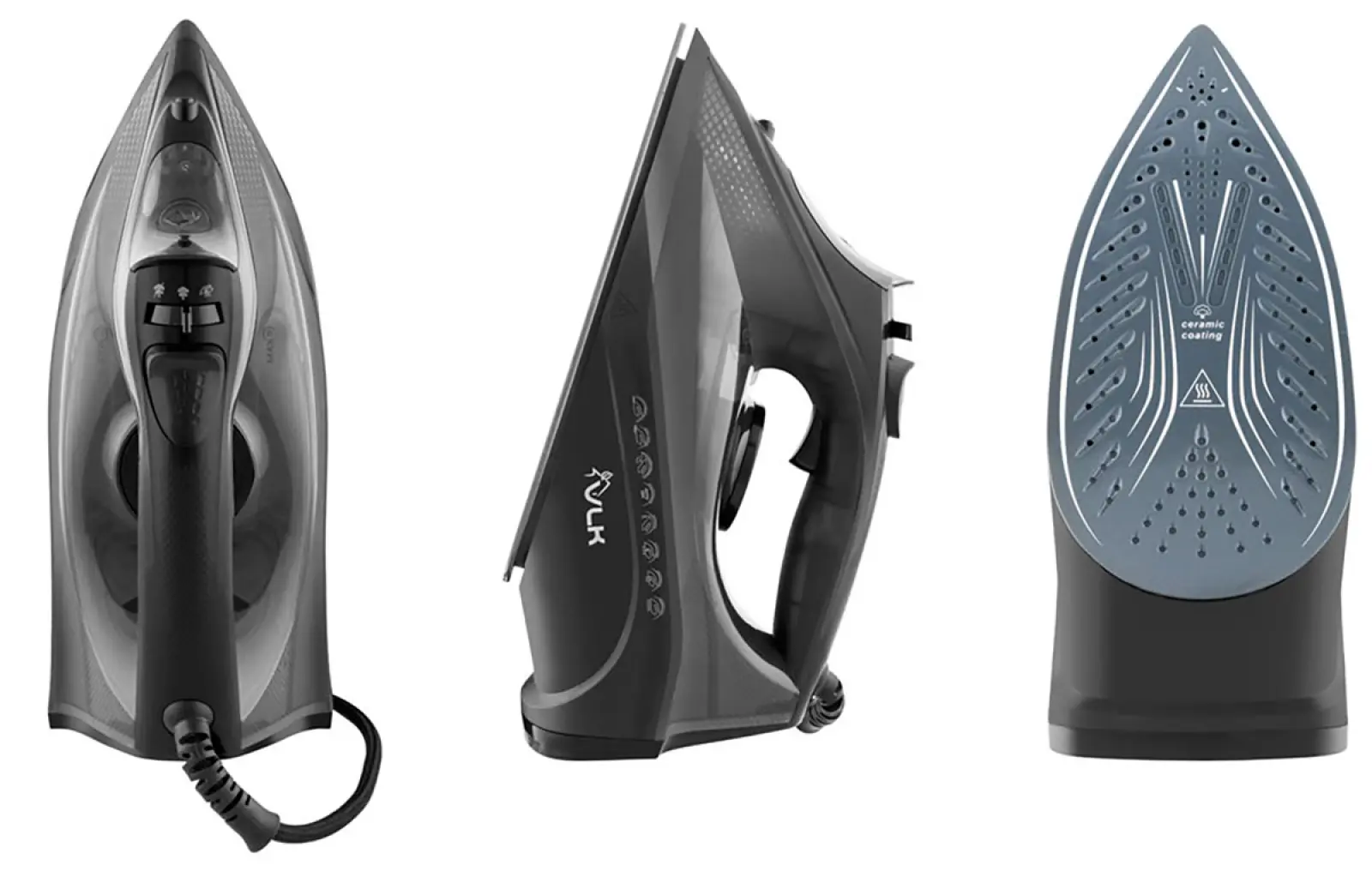 Утюг VLK VESUVIO 2100, черный графит