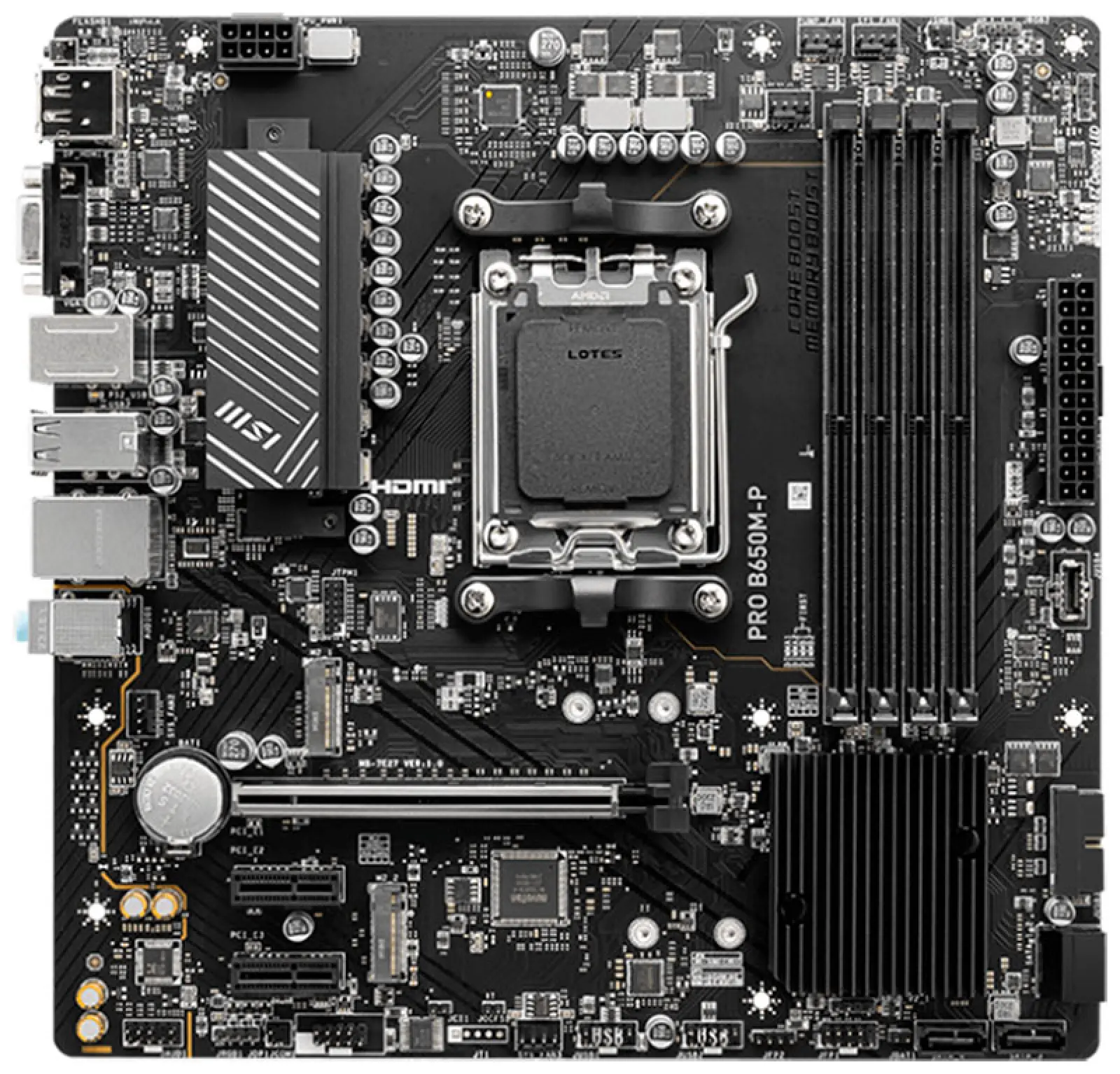 Материнская плата MSI PRO B650M-P (AM5, mATX)
