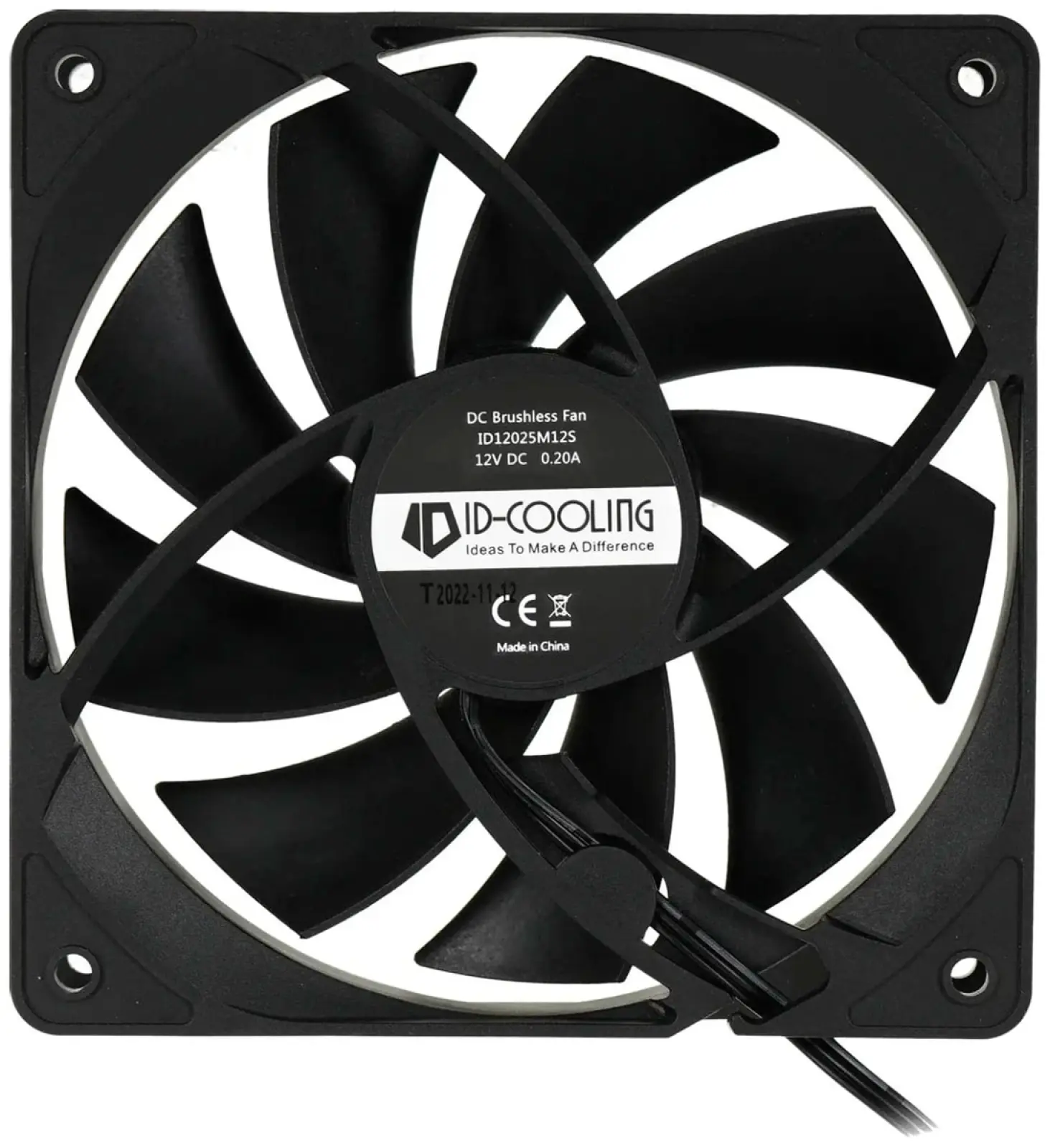 Вентилятор ID-Cooling FL-12025K 120 mm