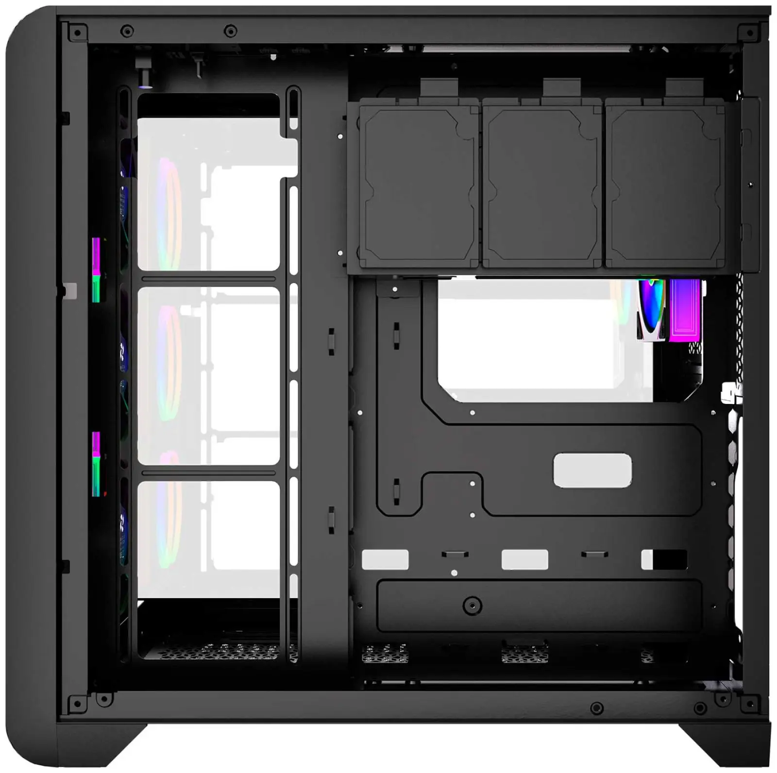 Компьютерный корпус 4FAN XZ Gigabit Black wFans