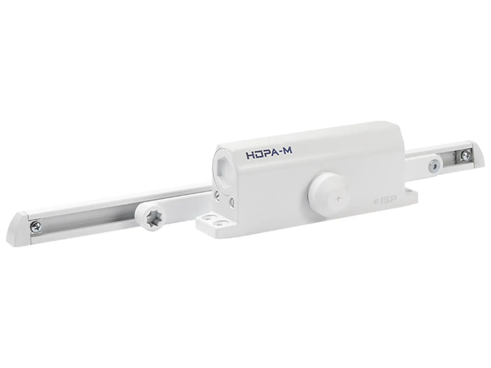Доводчик дверной  Нора-М 450 Slider ISPARUS, 110-150 кг, Белый (19302)