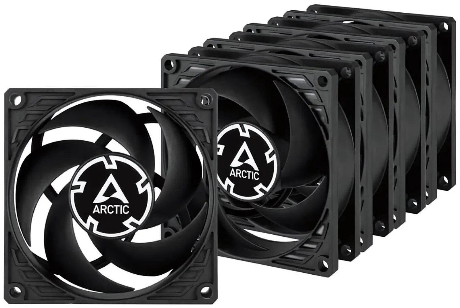 Вентиляторы для корпуса Arctic P8 Silent Black 5x80mm (ACFAN00301A)