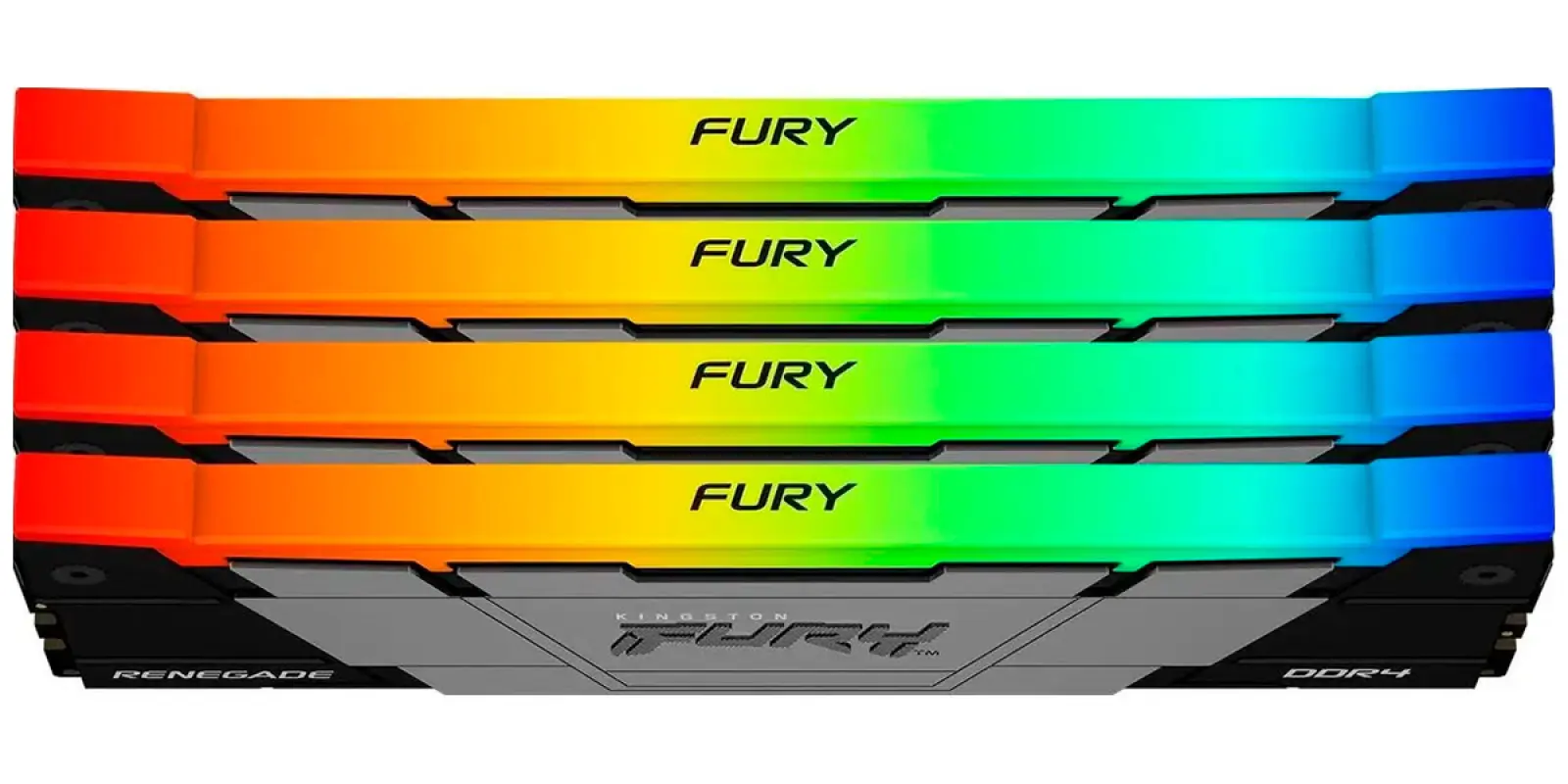Оперативная память Kingston DDR4 32GB (4x8GB) 3200MHz FURY Renegade RGB (KF432C16RB2AK4/32)