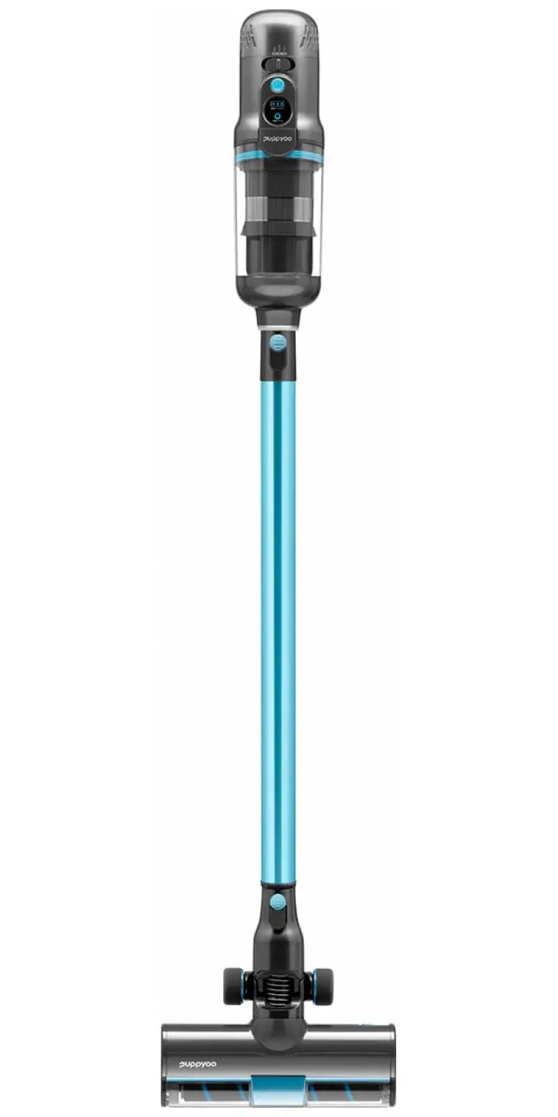 Пылесос вертикальный Puppyoo T12 Home Rinse, 415Вт, серый