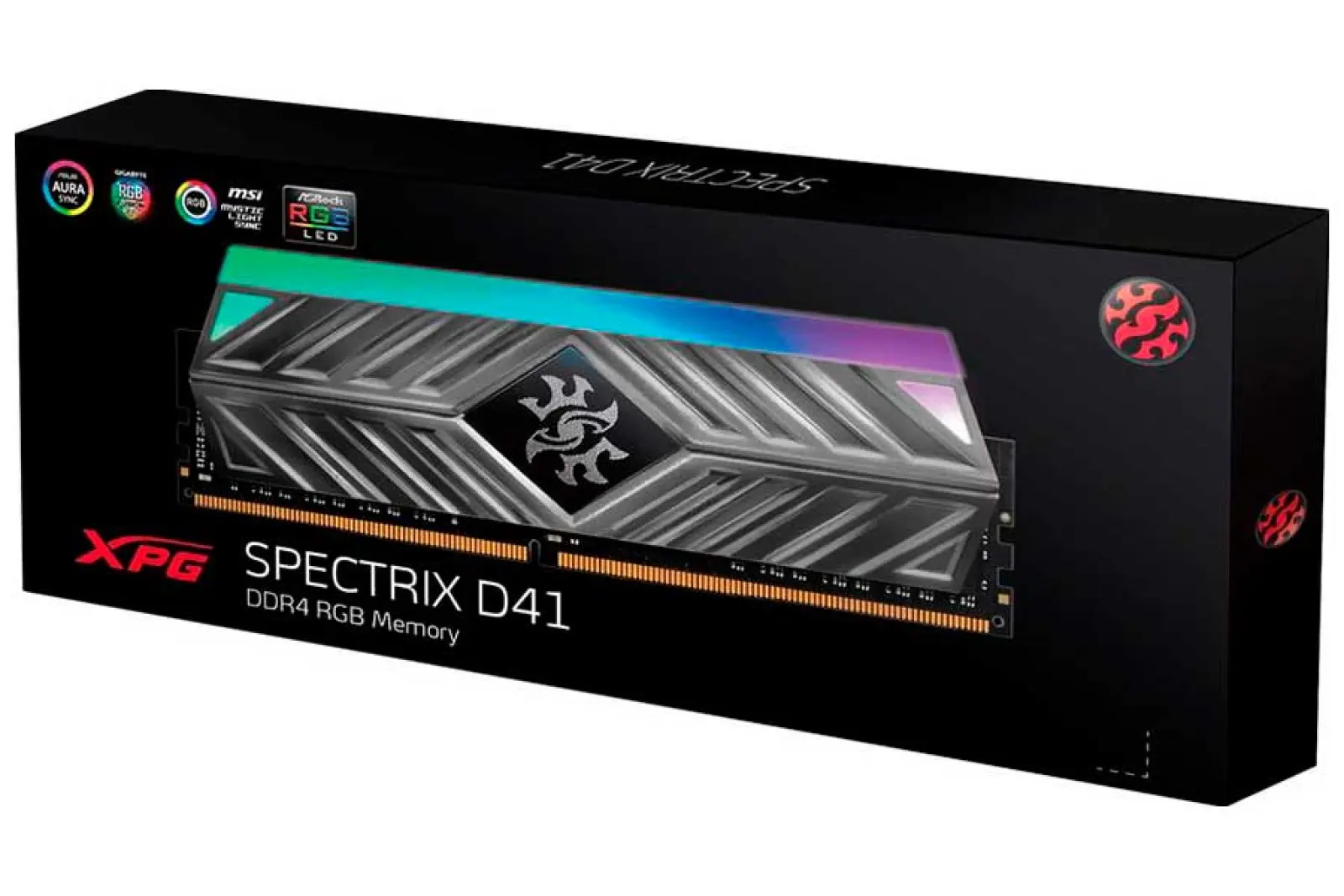 Оперативная память Adata DDR4 16GB 3600MHz XPG SPECTRIX D41 RGB (AX4U360016G18I-ST41)