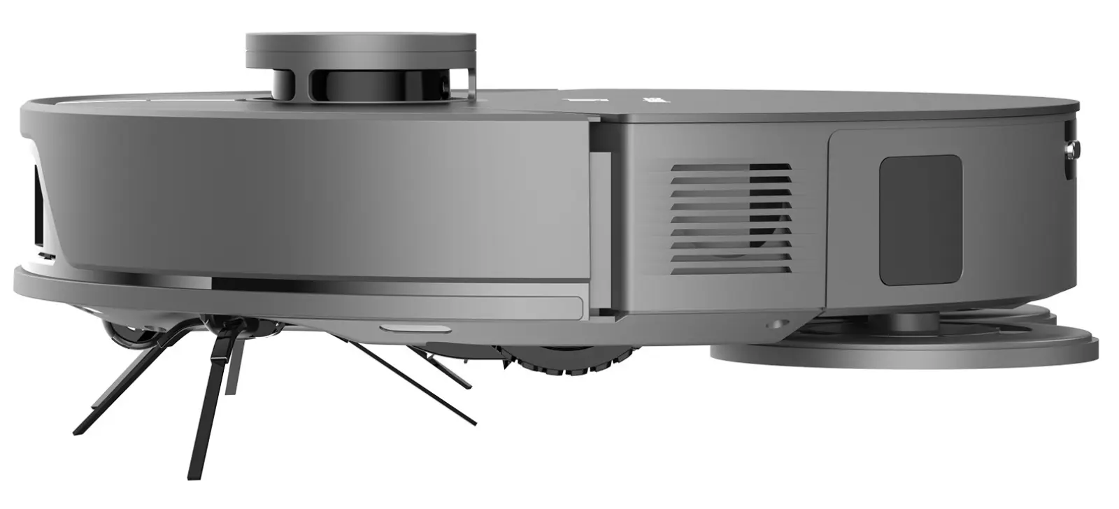 Робот-пылесос Polaris PVCRAC 7750 WIFI IQ Home, станция самоочистки, графитовый