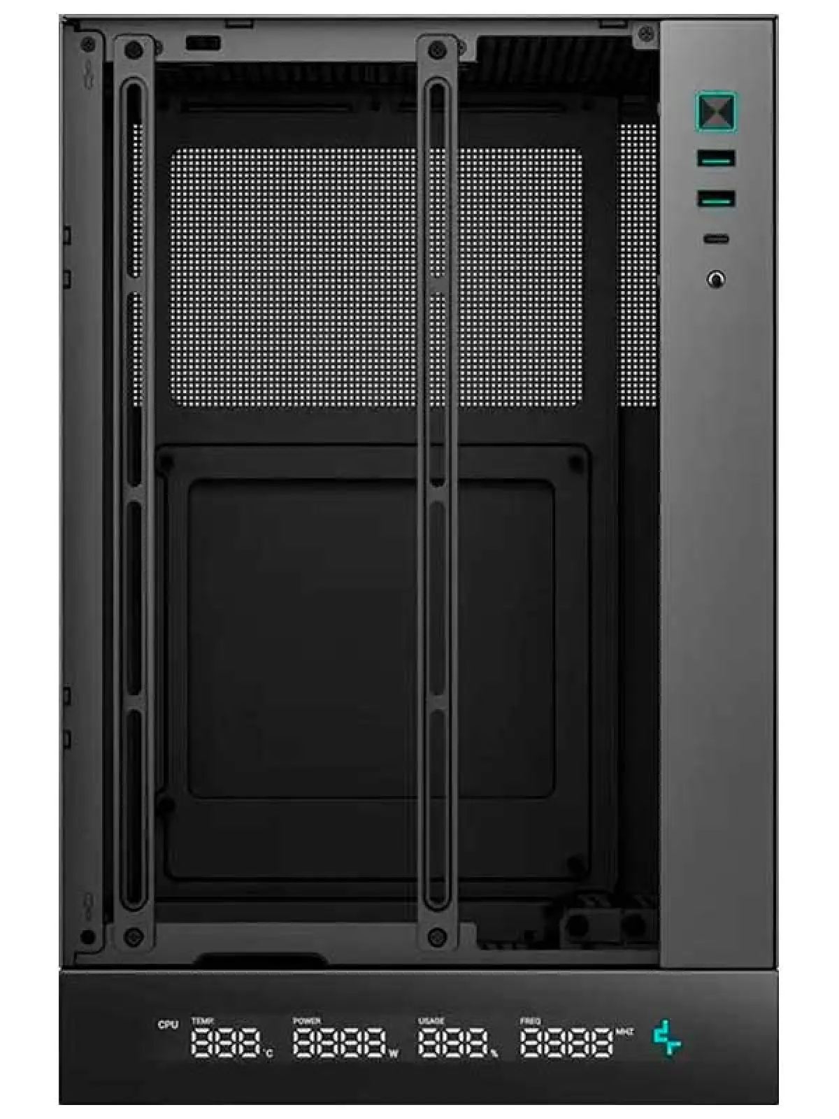 Компьютерный корпус Deepcool CH170 DIGITAL (R-CH170-BKNPI0D-G-1) Black