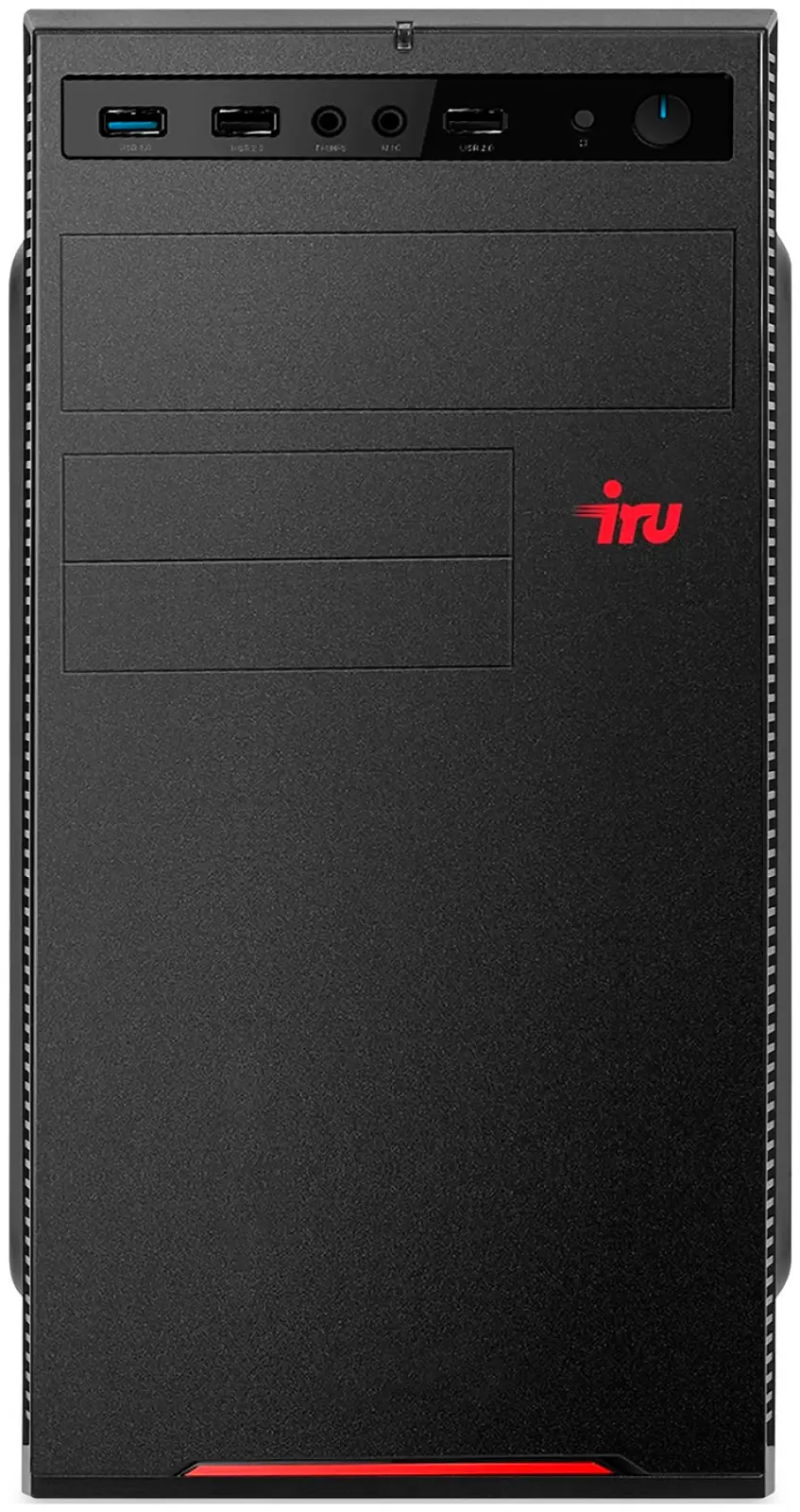ПК iRU Home 310H6SE MT, Intel Core i3 12100, 16Gb, 512Gb SSD, UHDG 730, FreeDOS, 400W, черный (1994645)