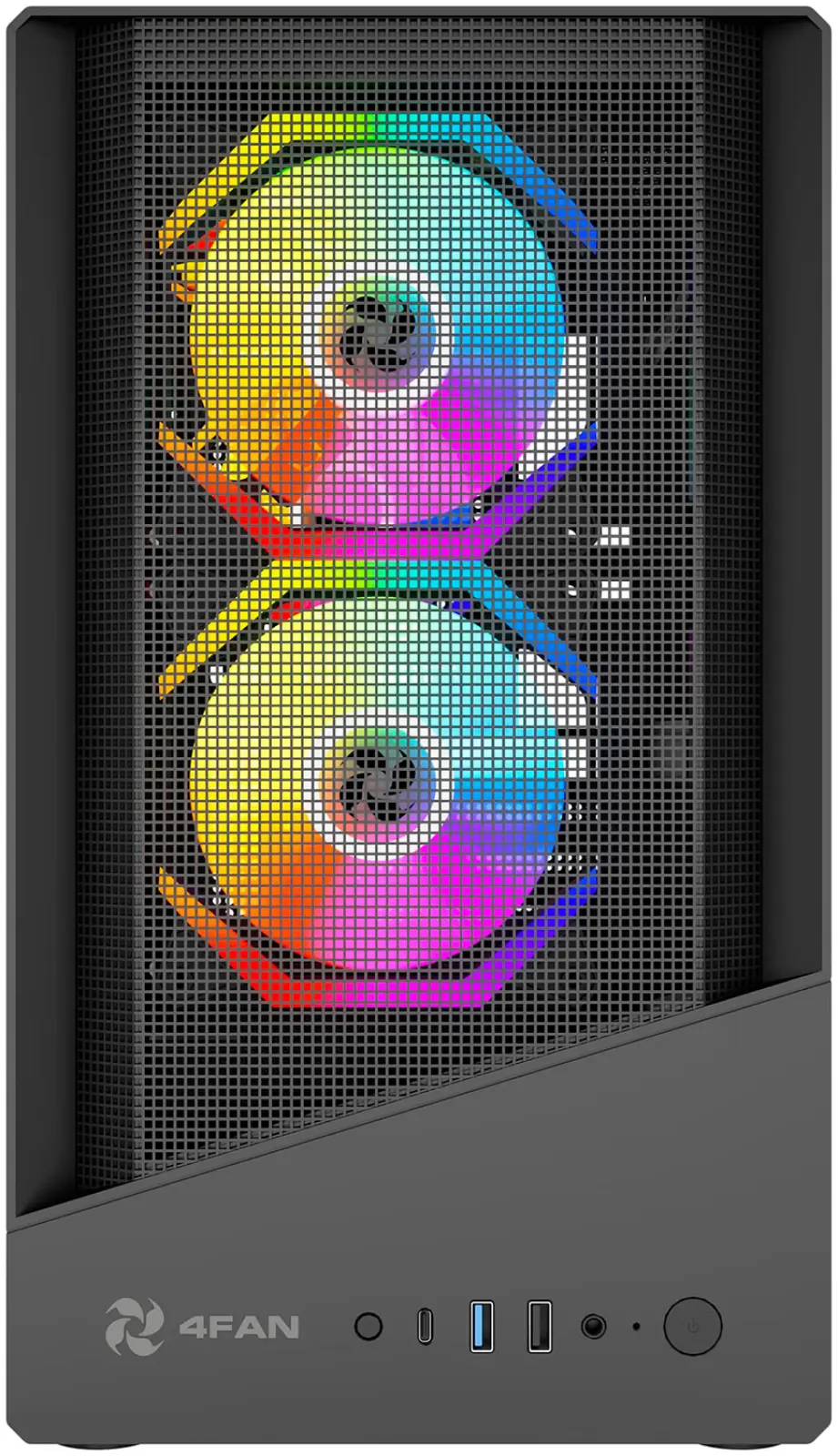 Компьютерный корпус 4FAN Indigon Black