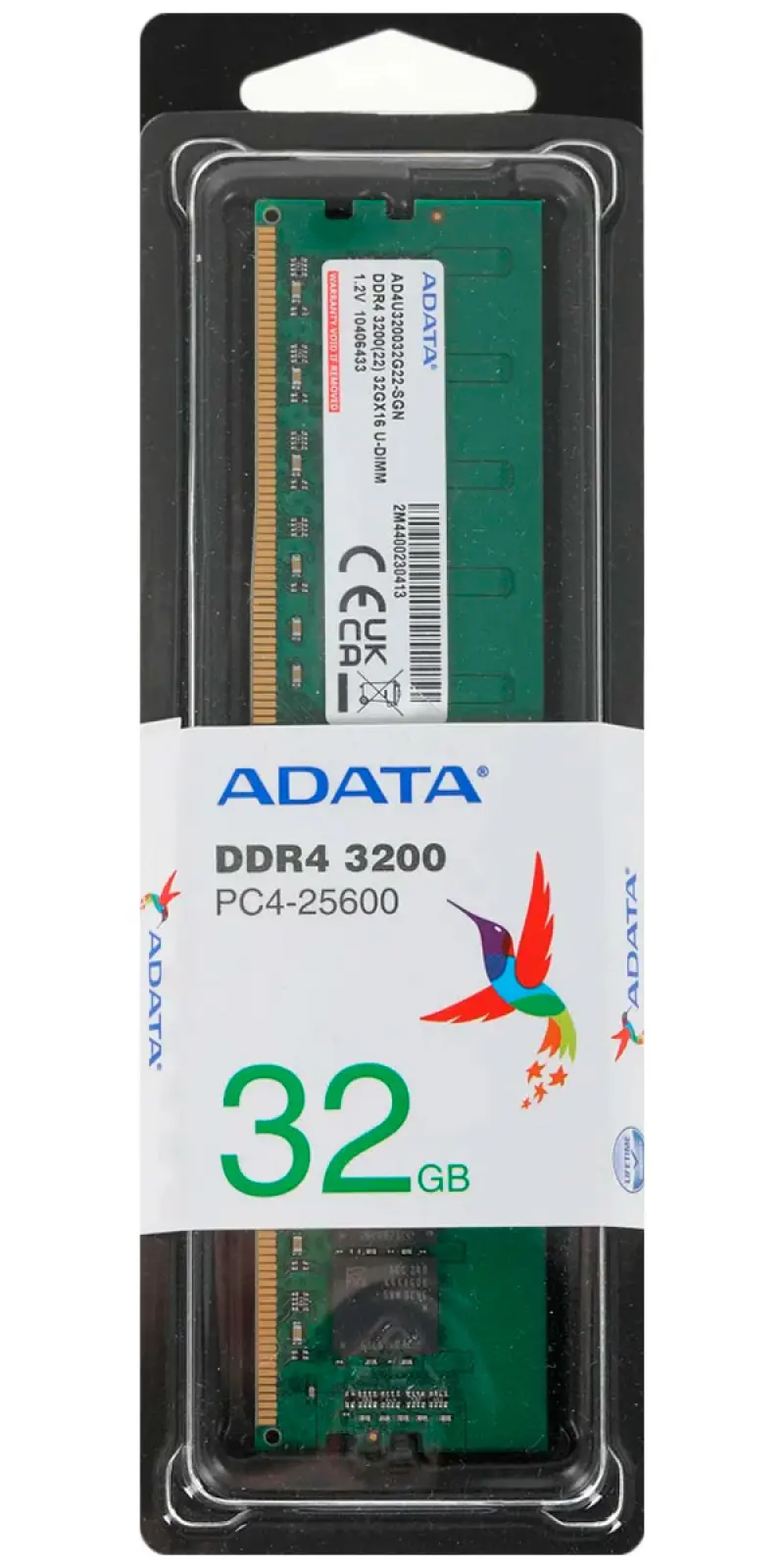 Оперативная память Adata DDR4 32Gb 3200MHz Premier (AD4U320032G22-SGN)