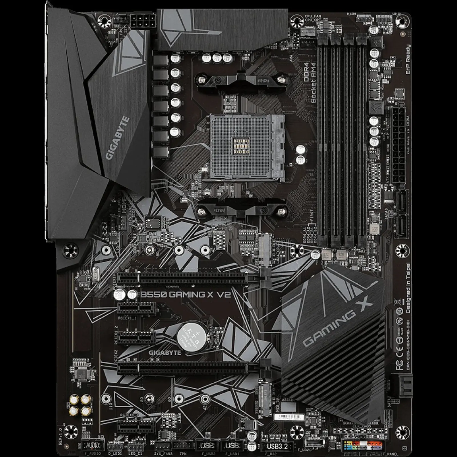 Материнская плата Gigabyte B550 GAMING X V2 (AM4, ATX)