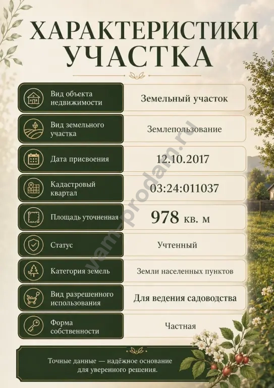 Участок 10 сот. Сельхозназначения (СНТ, ДНП)