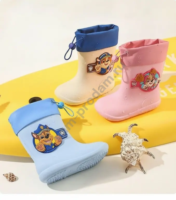 Сапоги резиновые детские новые Paw Patrol