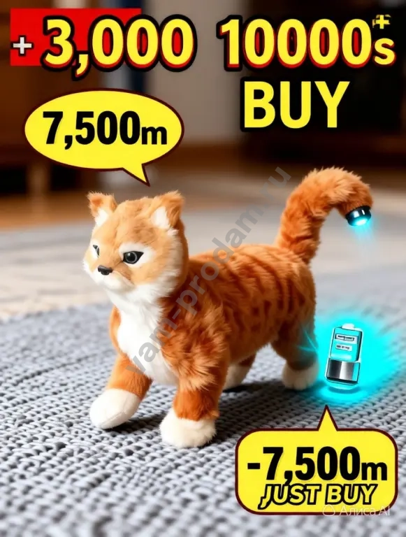 Кошка на Батарейках