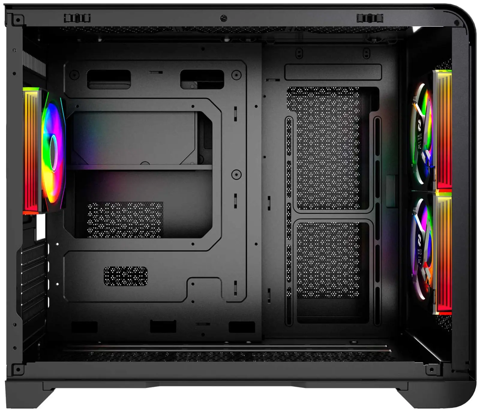 Компьютерный корпус 4FAN XZ Megabit Black wFans