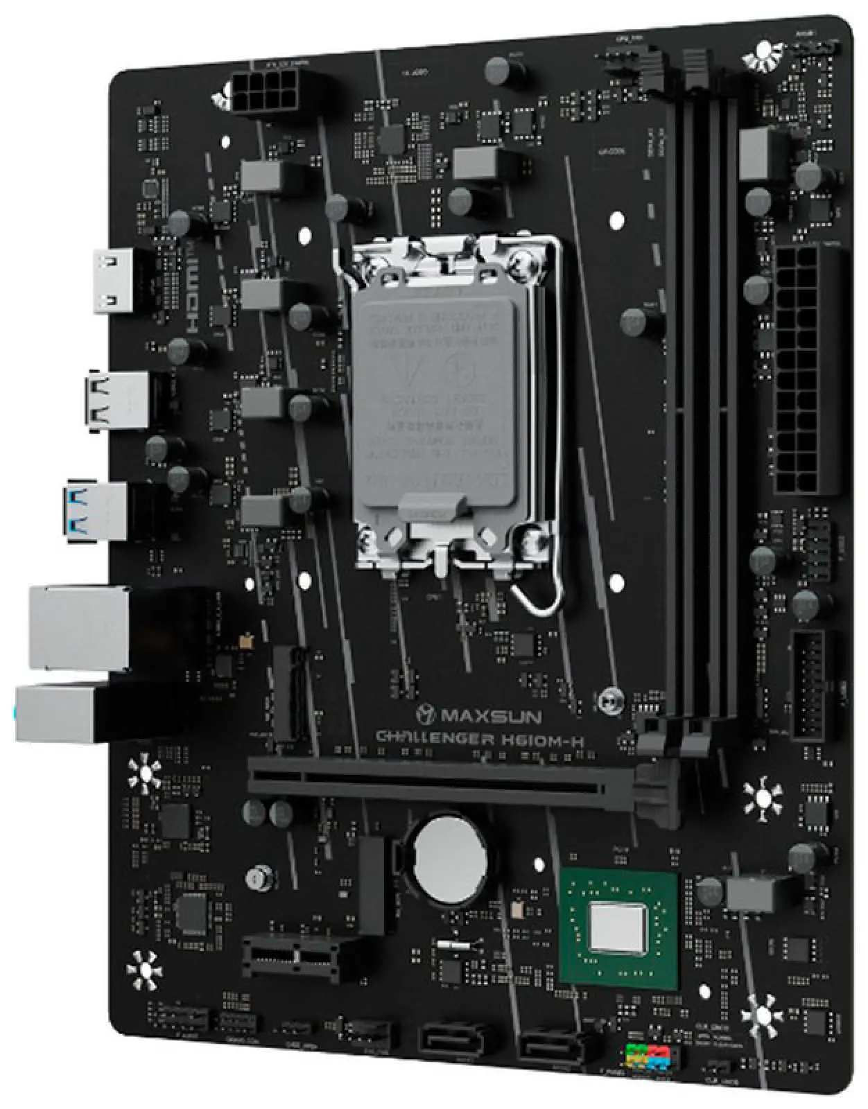 Материнская плата Maxsun MS-Challenger H610M-H (LGA1700, mATX)