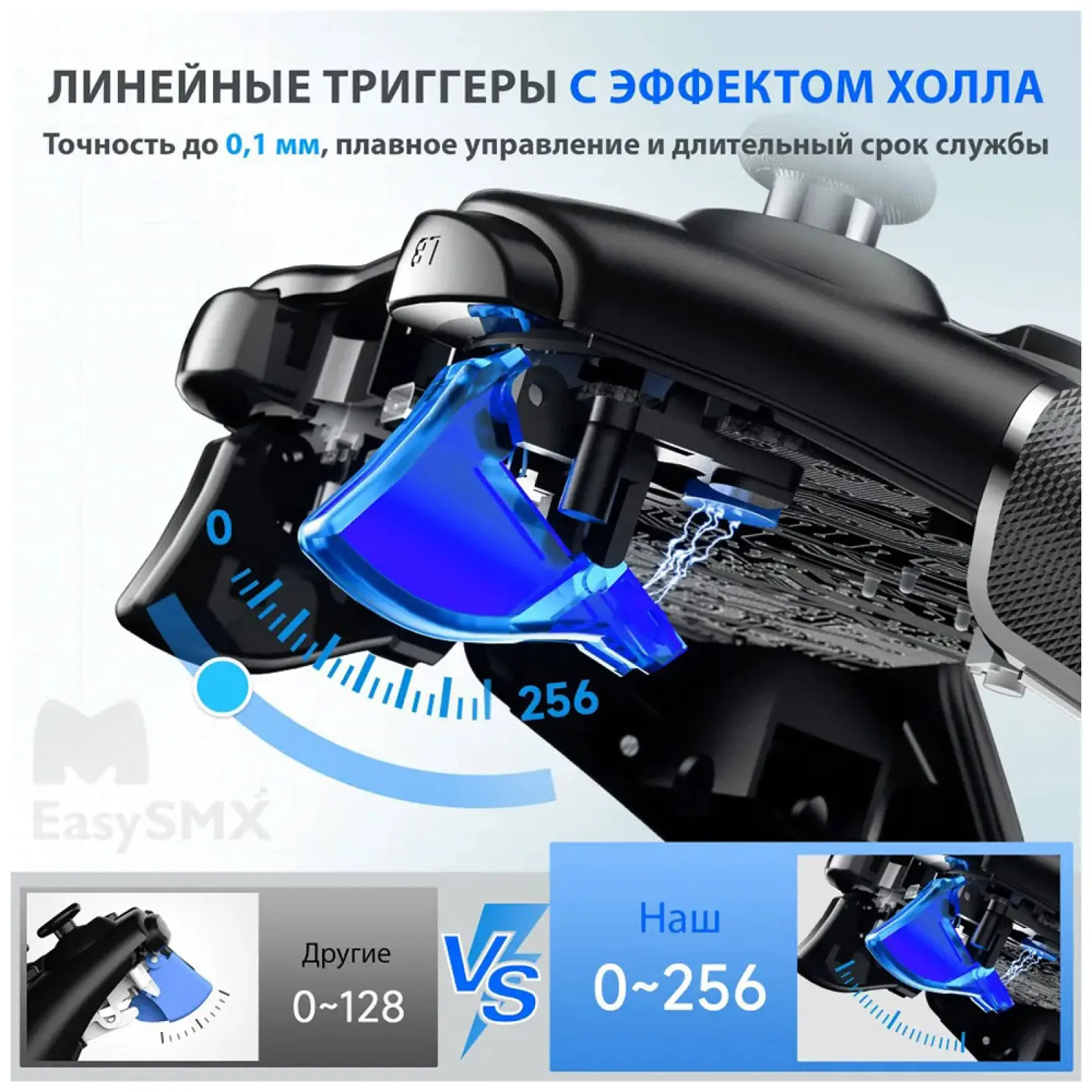 Проводной геймпад EasySMX ESM-9100Pro, черный (VG-C411)