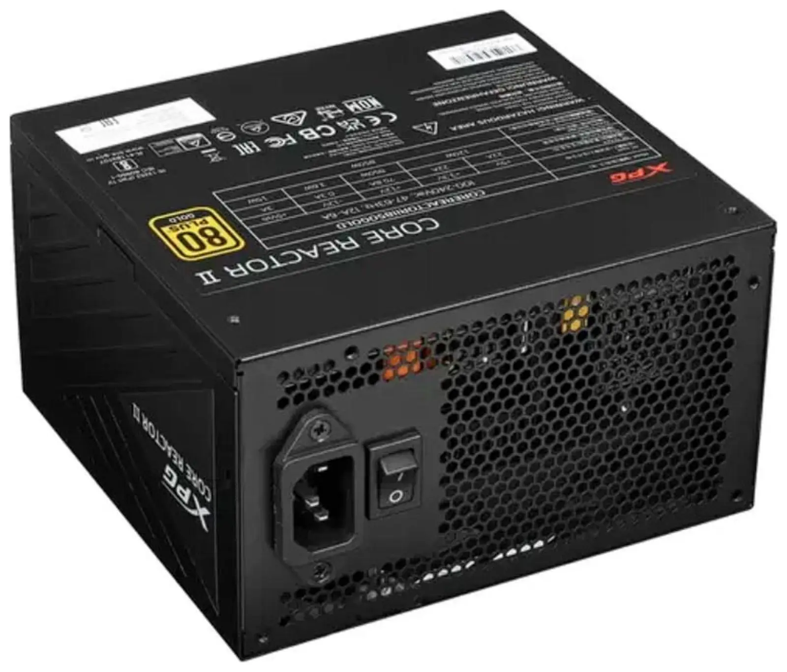 Блок питания XPG CORE REACTOR II 850 850W ATX3.0 GOLD (COREREACTORII850G-BKCEU)
