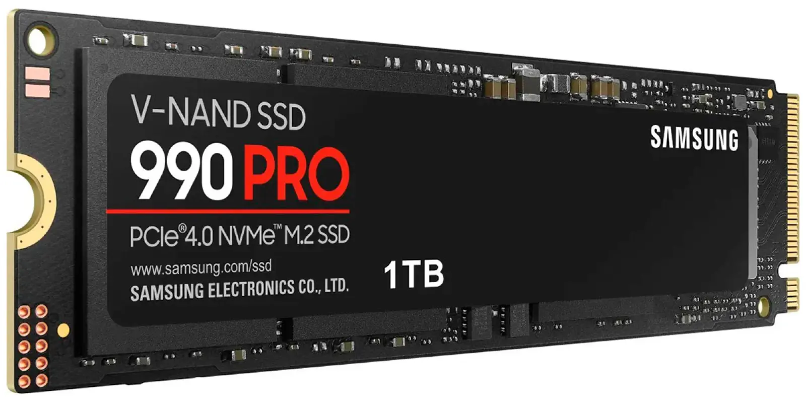 SSD накопитель Samsung M.2 990 PRO 1000 Гб PCIe 4.0 TLC (MZ-V9P1T0BW)