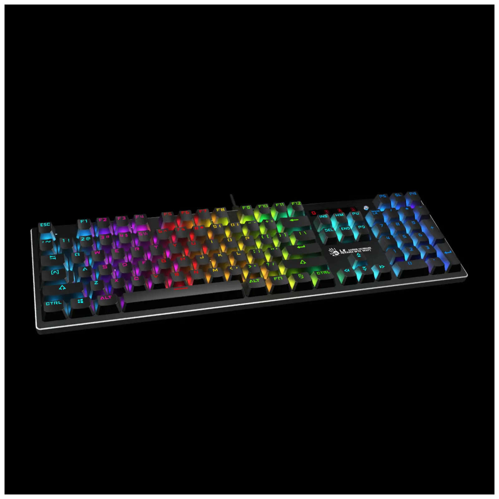 Клавиатура игровая проводная A4Tech Bloody B820R Red Switch черный