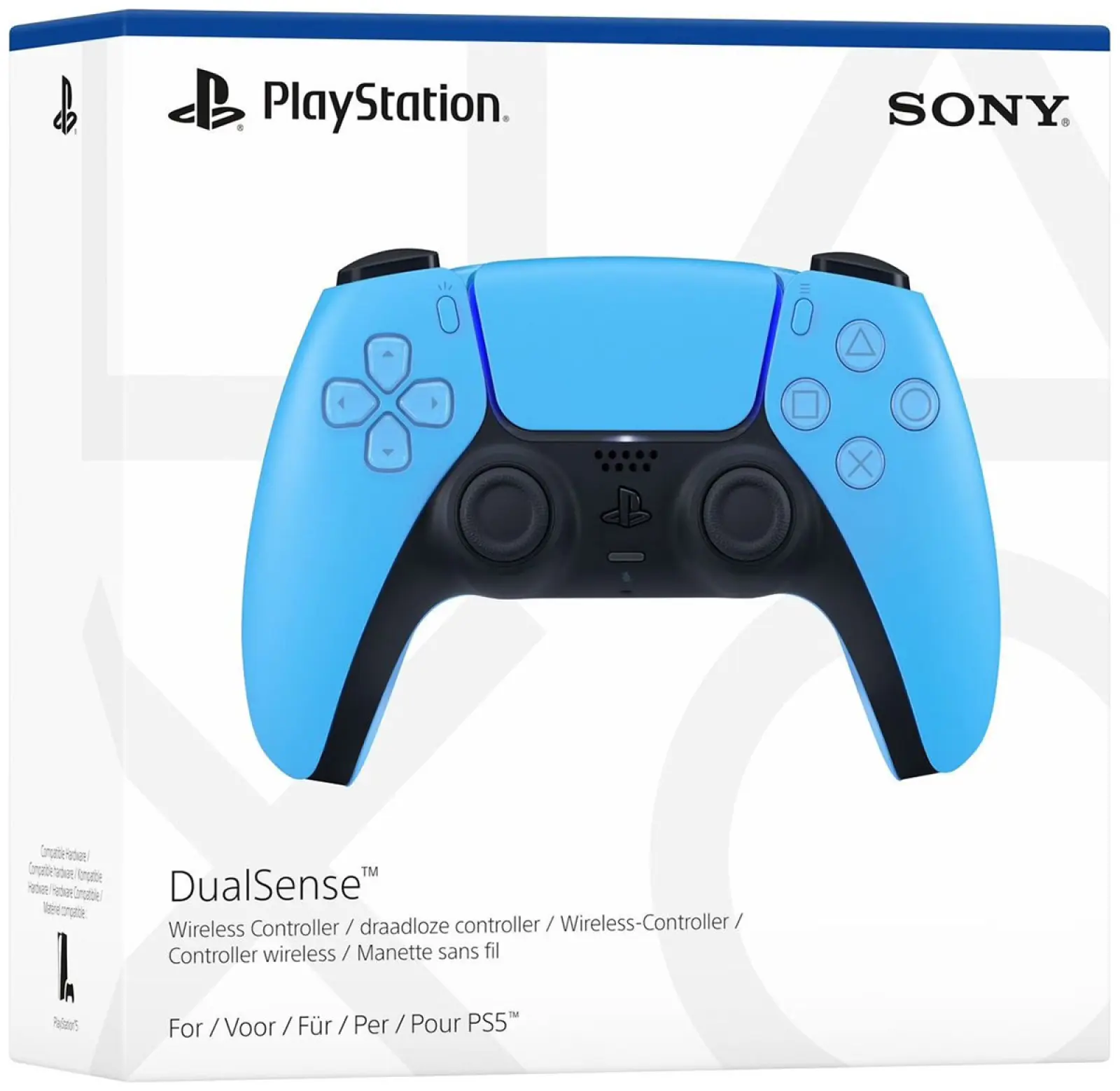 Геймпад беспроводной Sony PlayStation 5 DualSense, Starlight Blue (CFI-ZCT1)