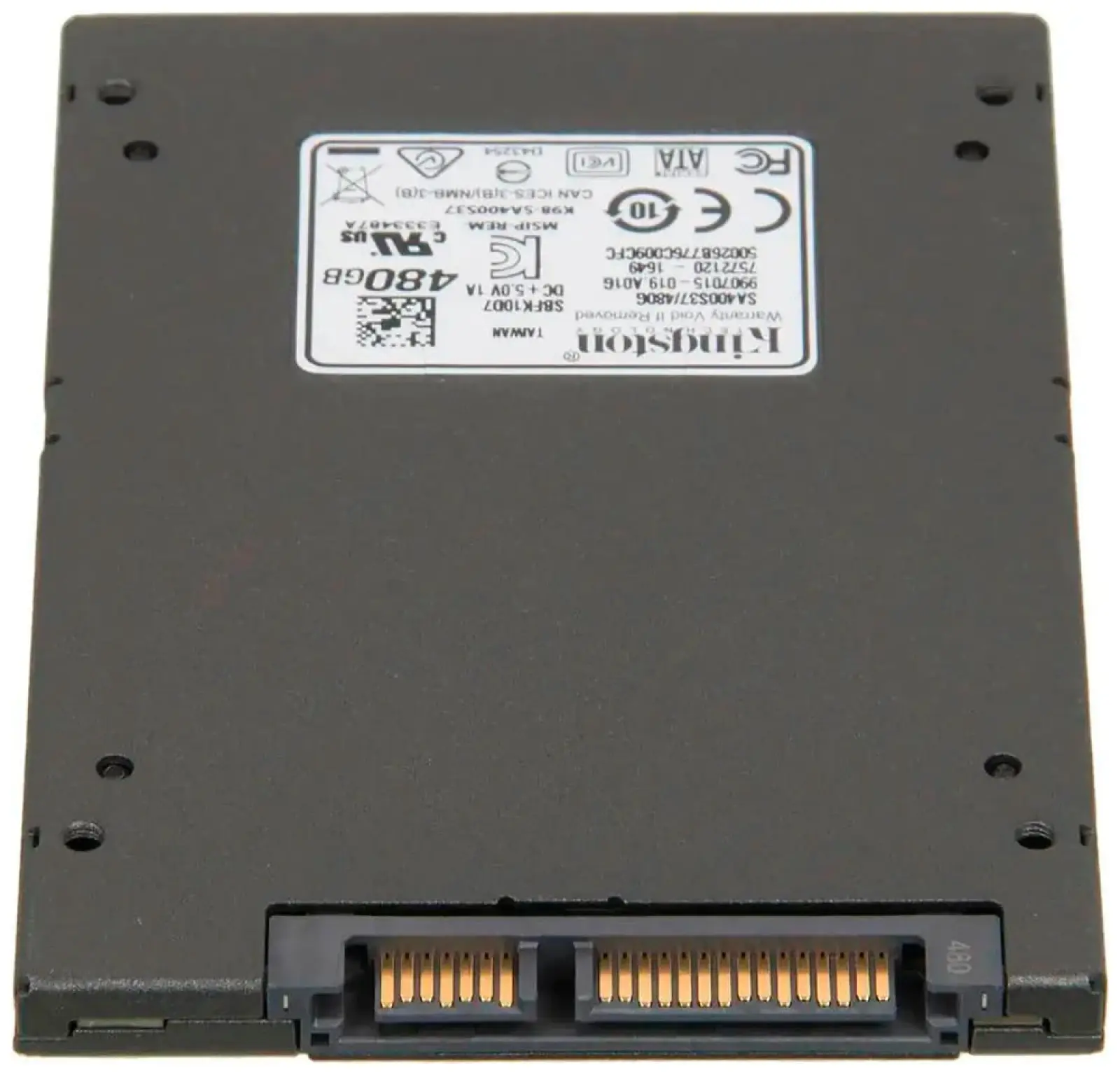 Накопитель SSD Kingston 2.5 A400 480 Гб SATA III TLC (SA400S37/480G)