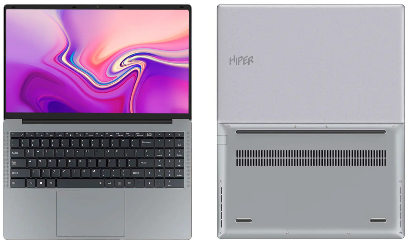 Ноутбук Hiper DZEN MTL1569 silver 46XJDOSU