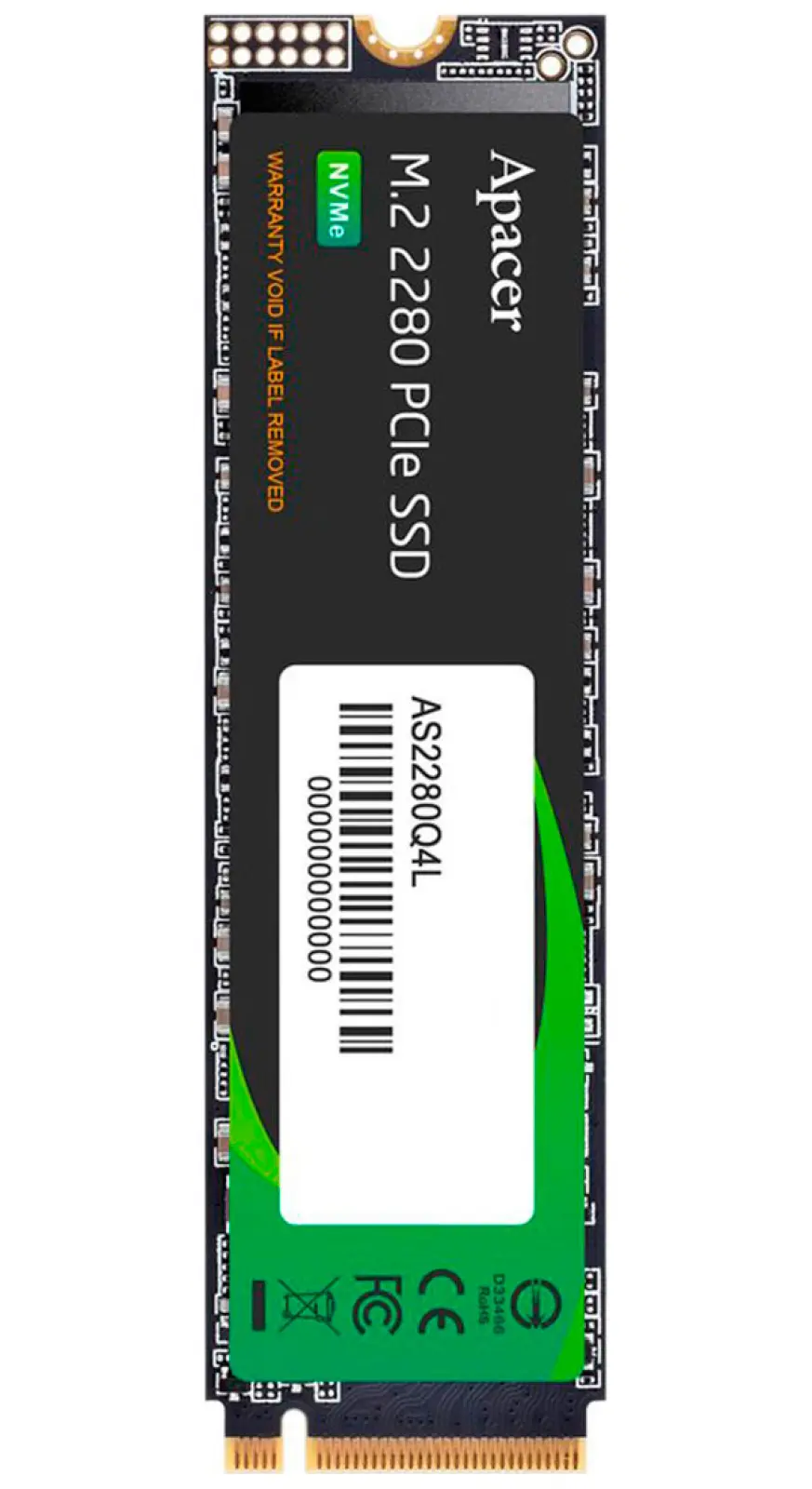SSD накопитель Apacer M.2 512Gb AS2280Q4L (AP512GAS2280Q4L-1)