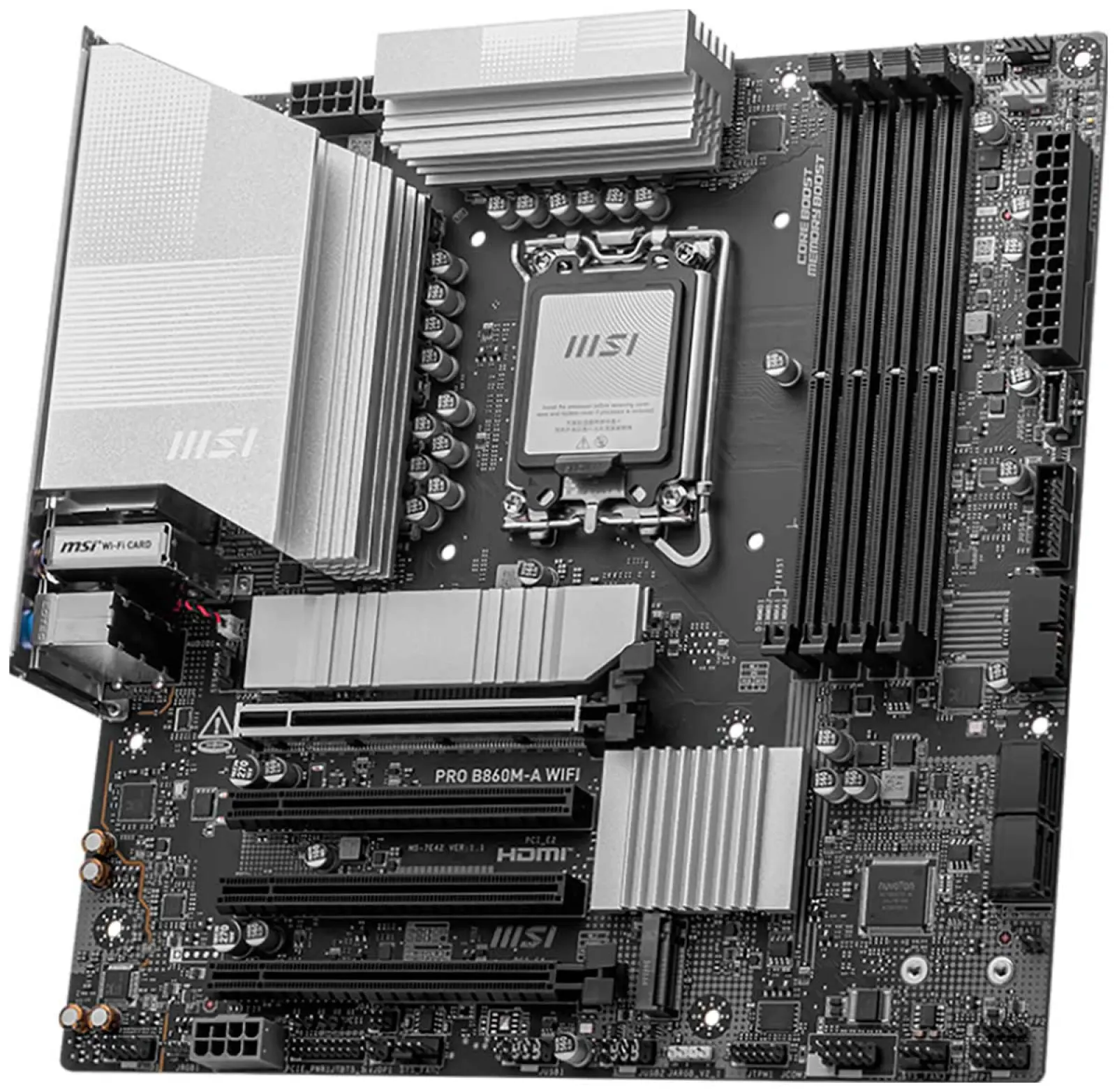 Материнская плата MSI PRO B860M-A WIFI (LGA1851, mATX)