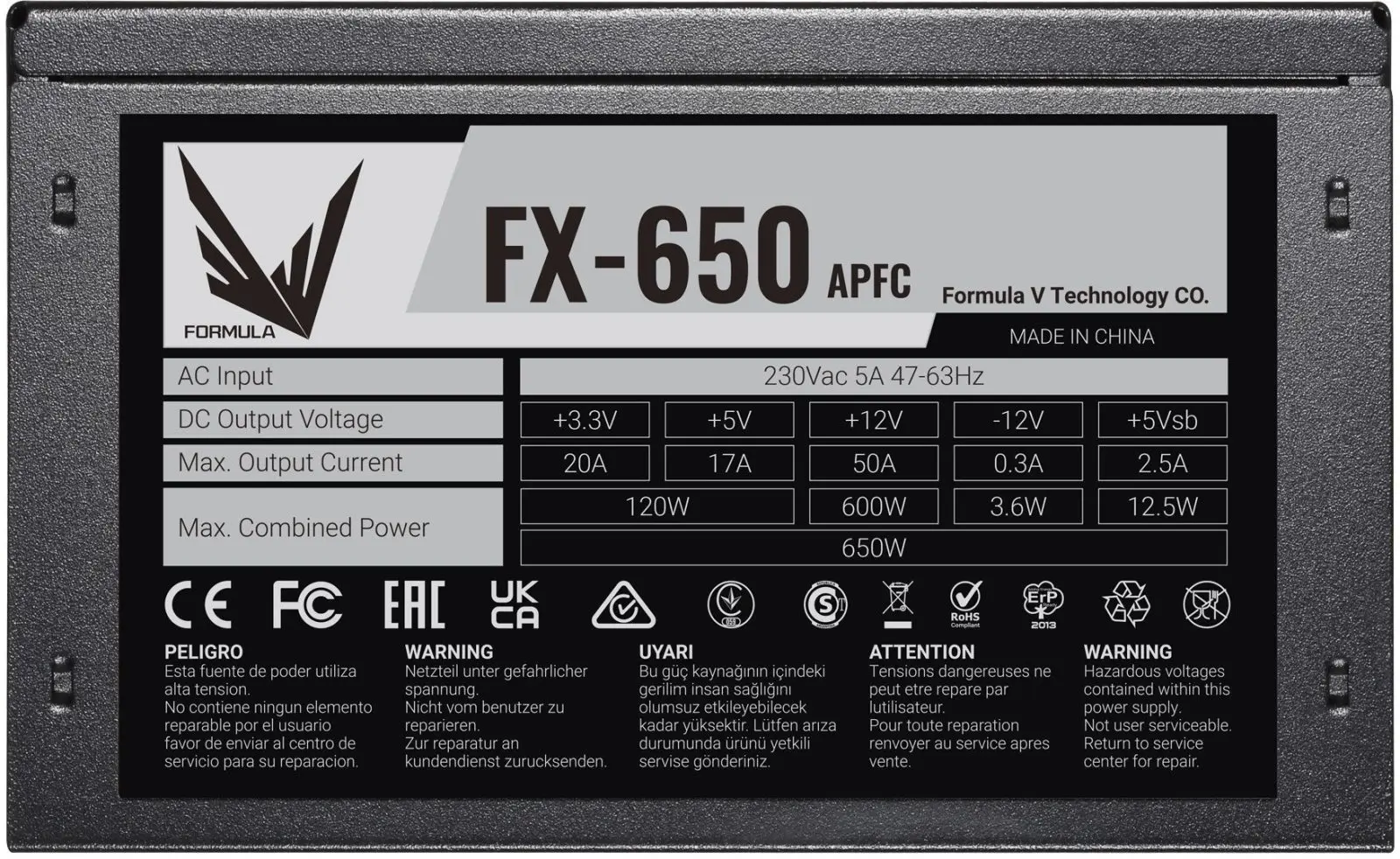 Блок питания Formula V Line FX-650