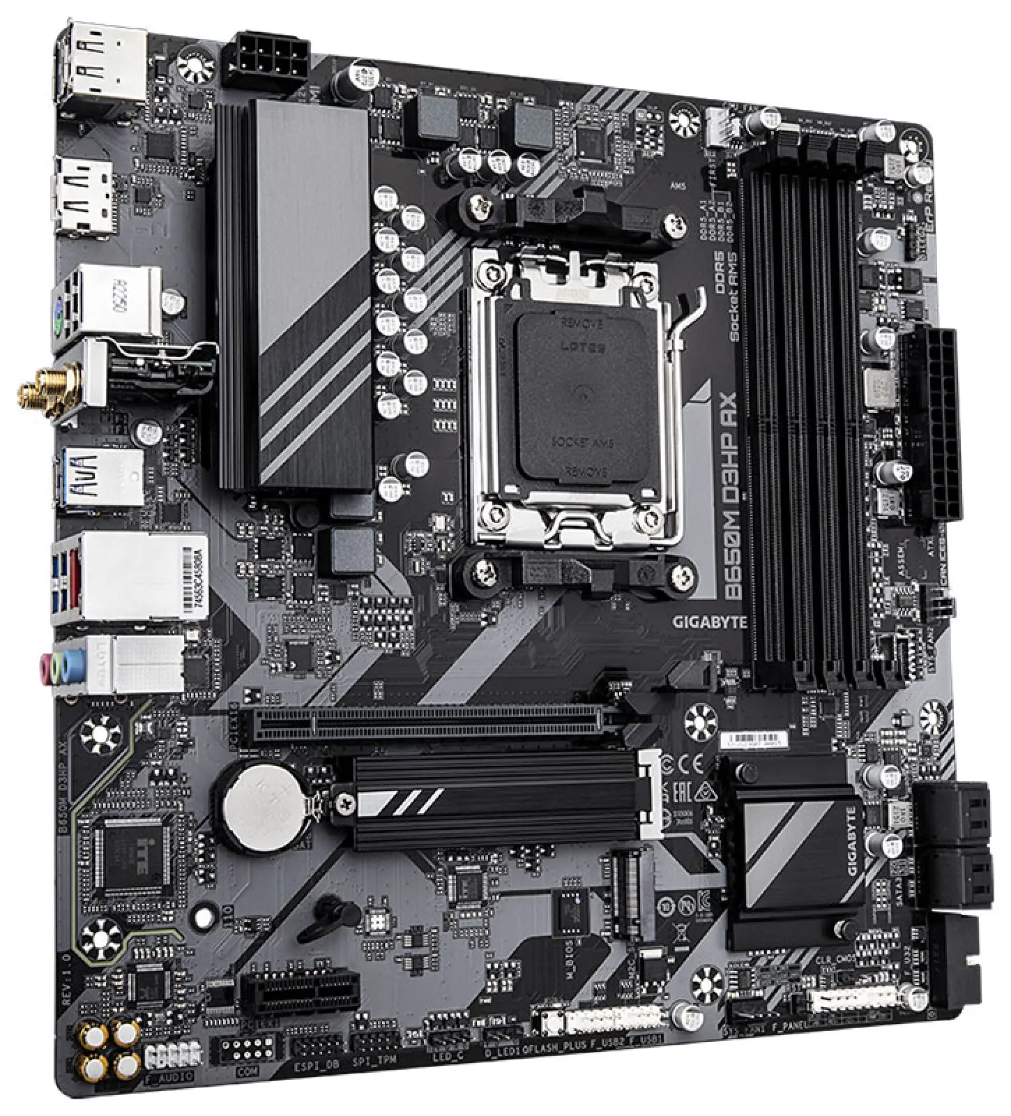 Материнская плата Gigabyte B650M D3HP AX (AM5 mATX)