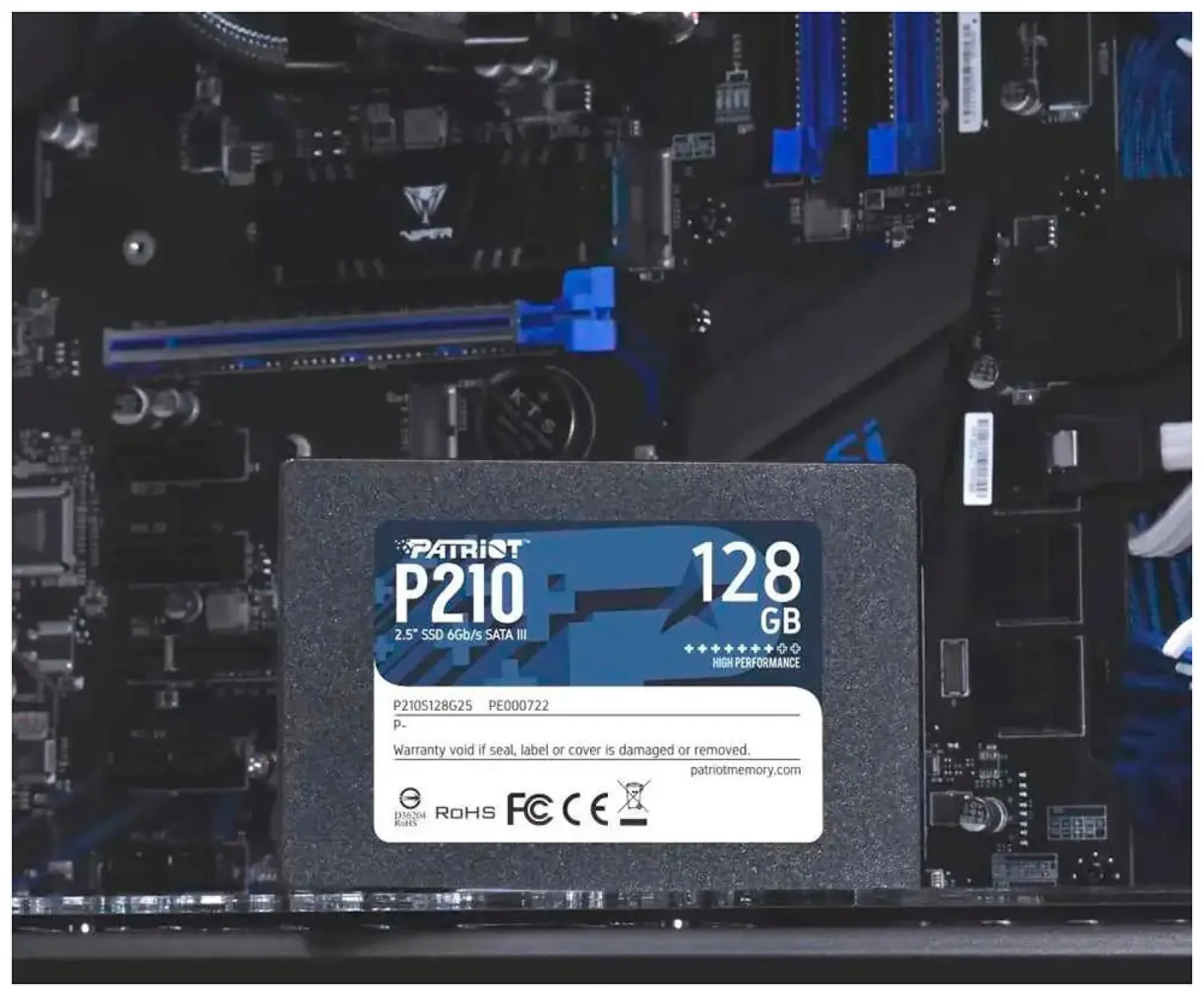 Накопитель SSD Patriot Memory 2.5 P210 128 Гб SATA III P210S128G25