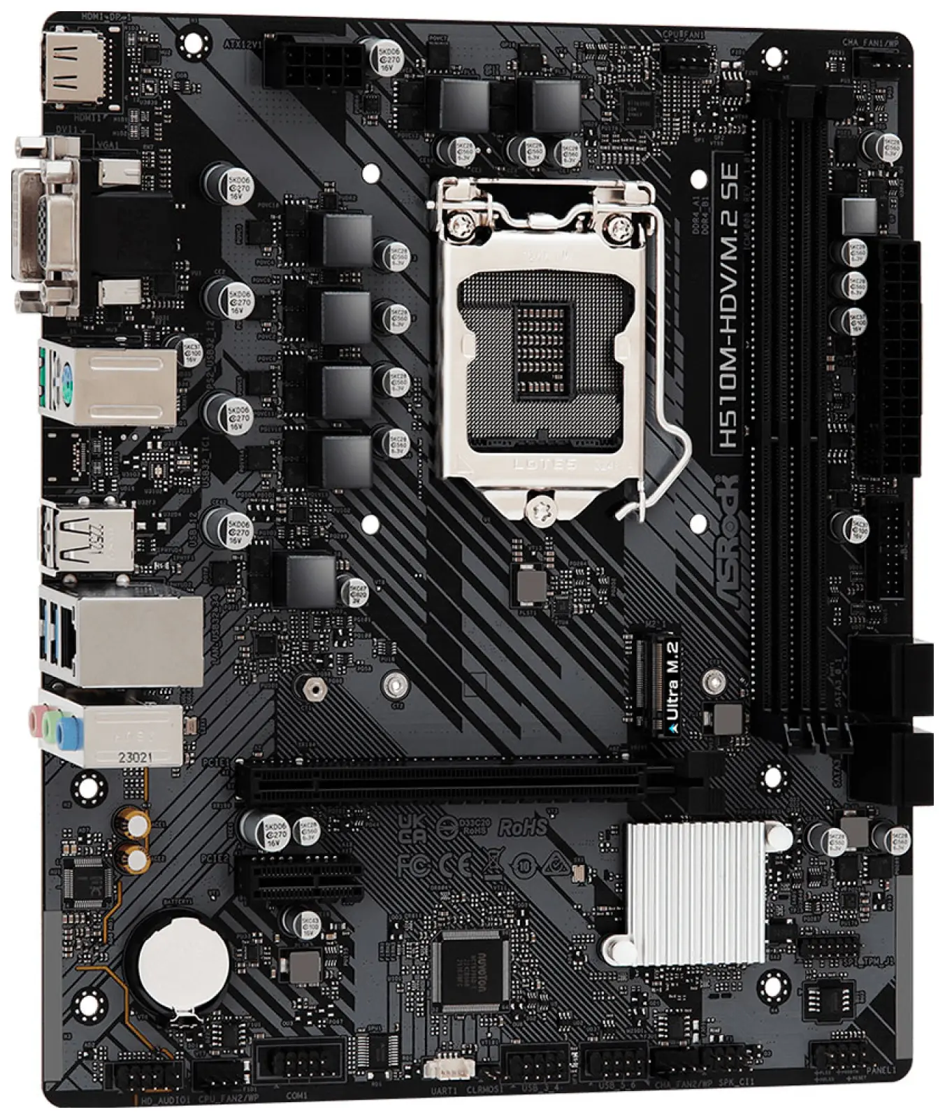 Материнская плата Asrock H510M-HDV/M.2 SE (LGA1200, mATX)