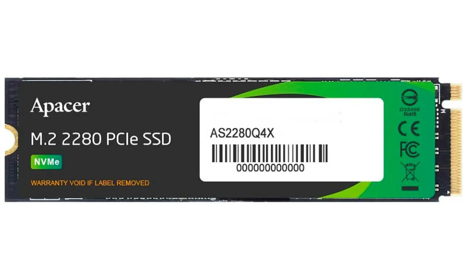 SSD накопитель Apacer M.2 512Gb AS2280Q4X (AP512GAS2280Q4X-1)