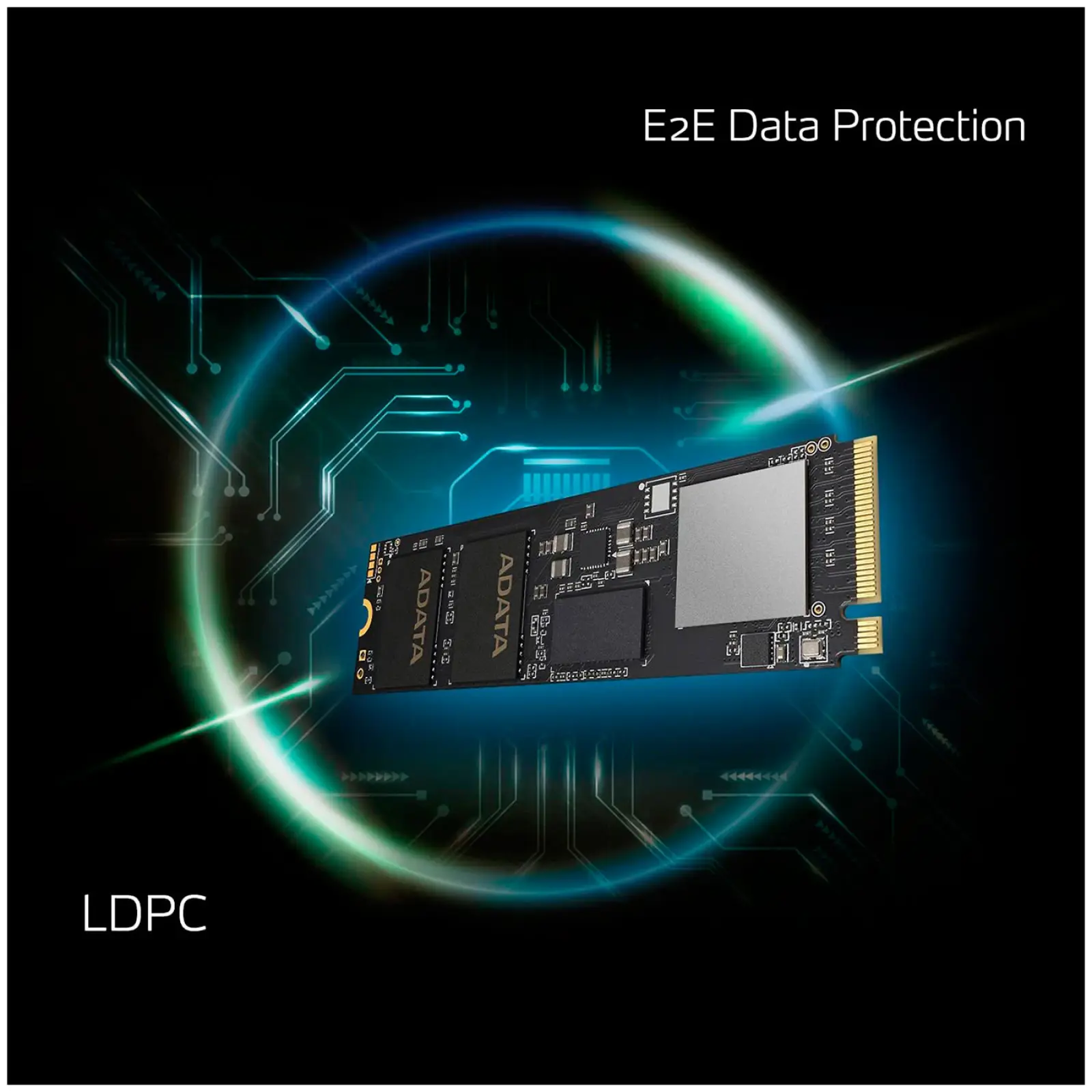 SSD накопитель Adata M.2 GAMMIX S70 BLADE 1000 Гб PCIe 4.0 (AGAMMIXS70B-1T-CS)