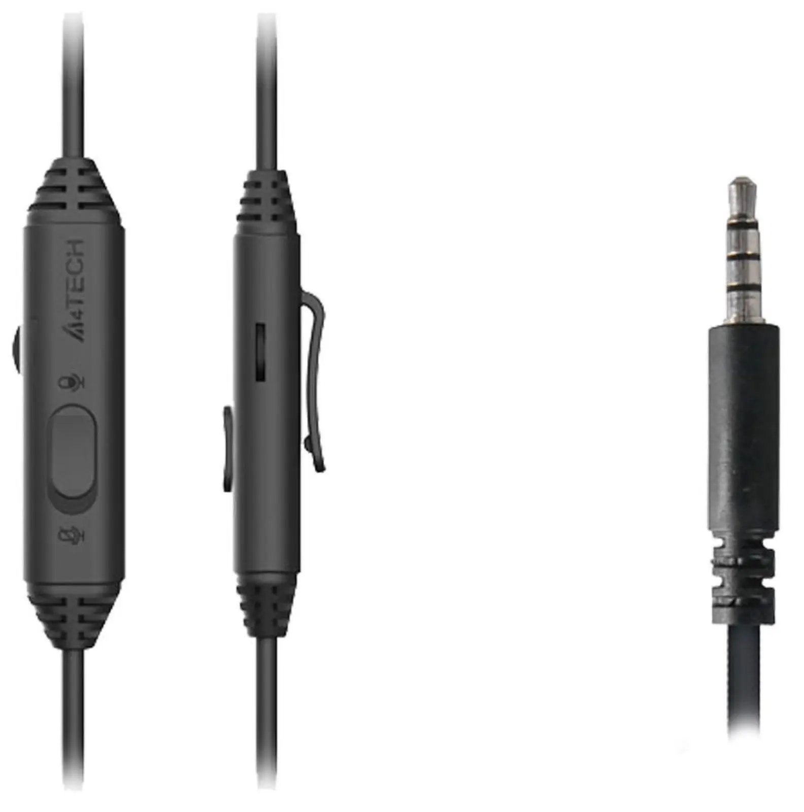 Компьютерная гарнитура A4Tech Fstyler FH100i черный 1.8м накладные (FH100I STONE BLACK)