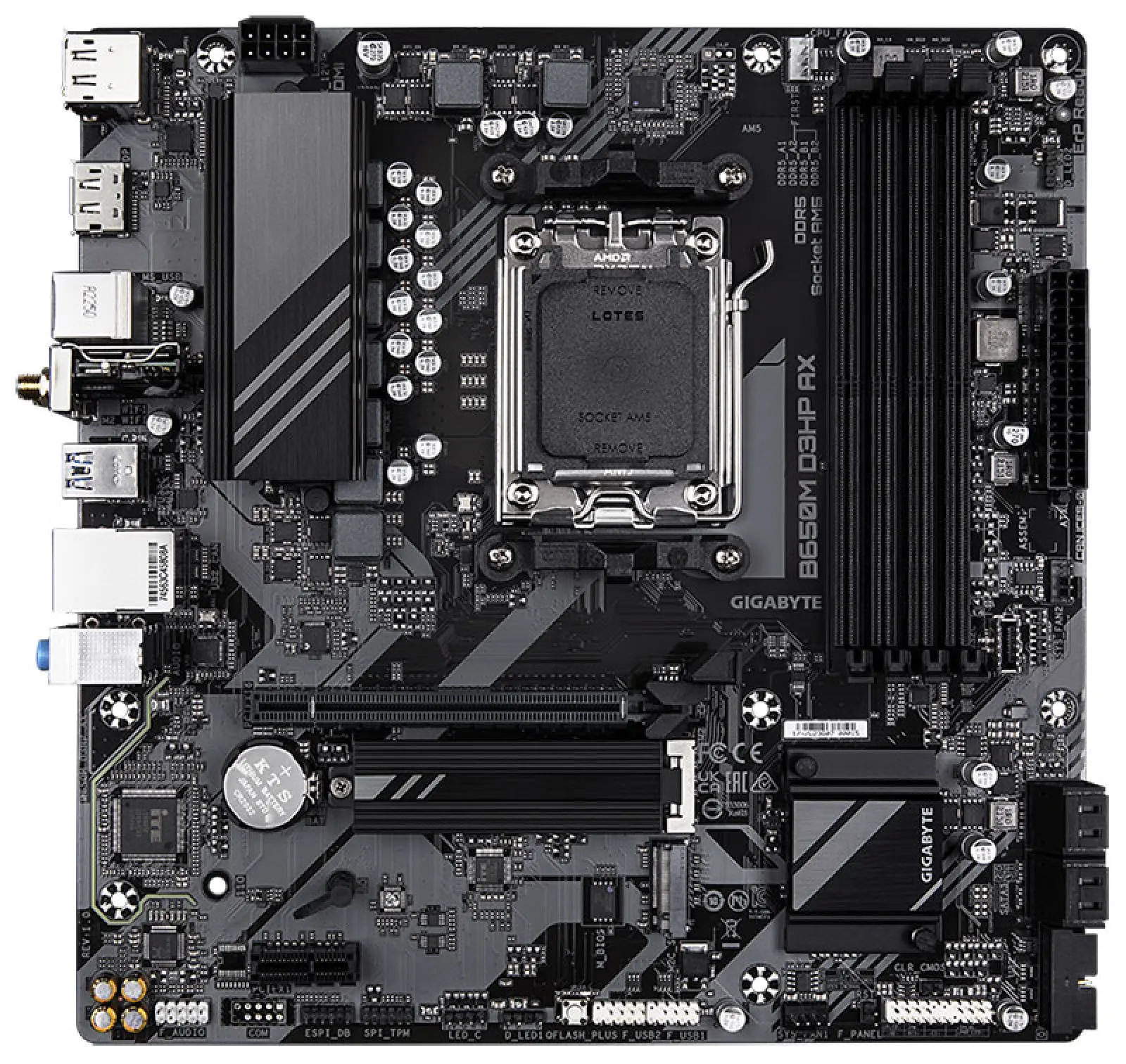 Материнская плата Gigabyte B650M D3HP AX (AM5 mATX)