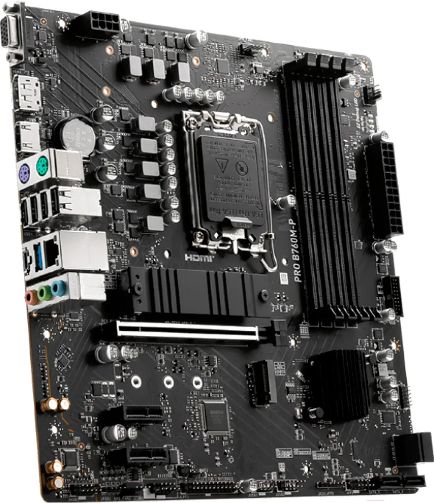 Материнская плата MSI PRO B760M-P DDR4 (LGA1700, mATX)